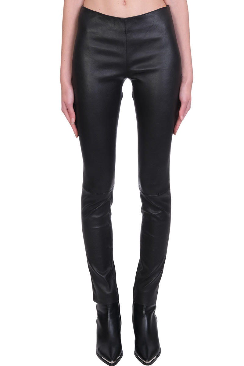 Click to view more detailed imagery on our partner's website Drome Pants In Black Leather