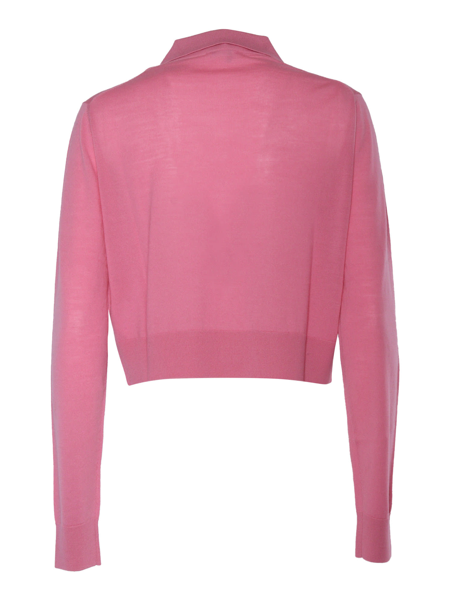 Shop Ballantyne Pink Polo Cardigan
