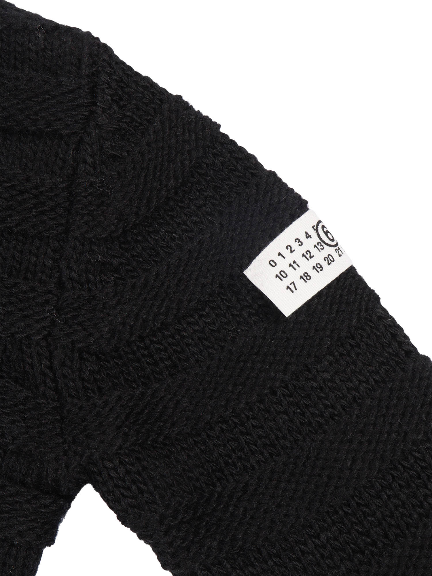 Mm6 Maison Margiela Knitwear In Black