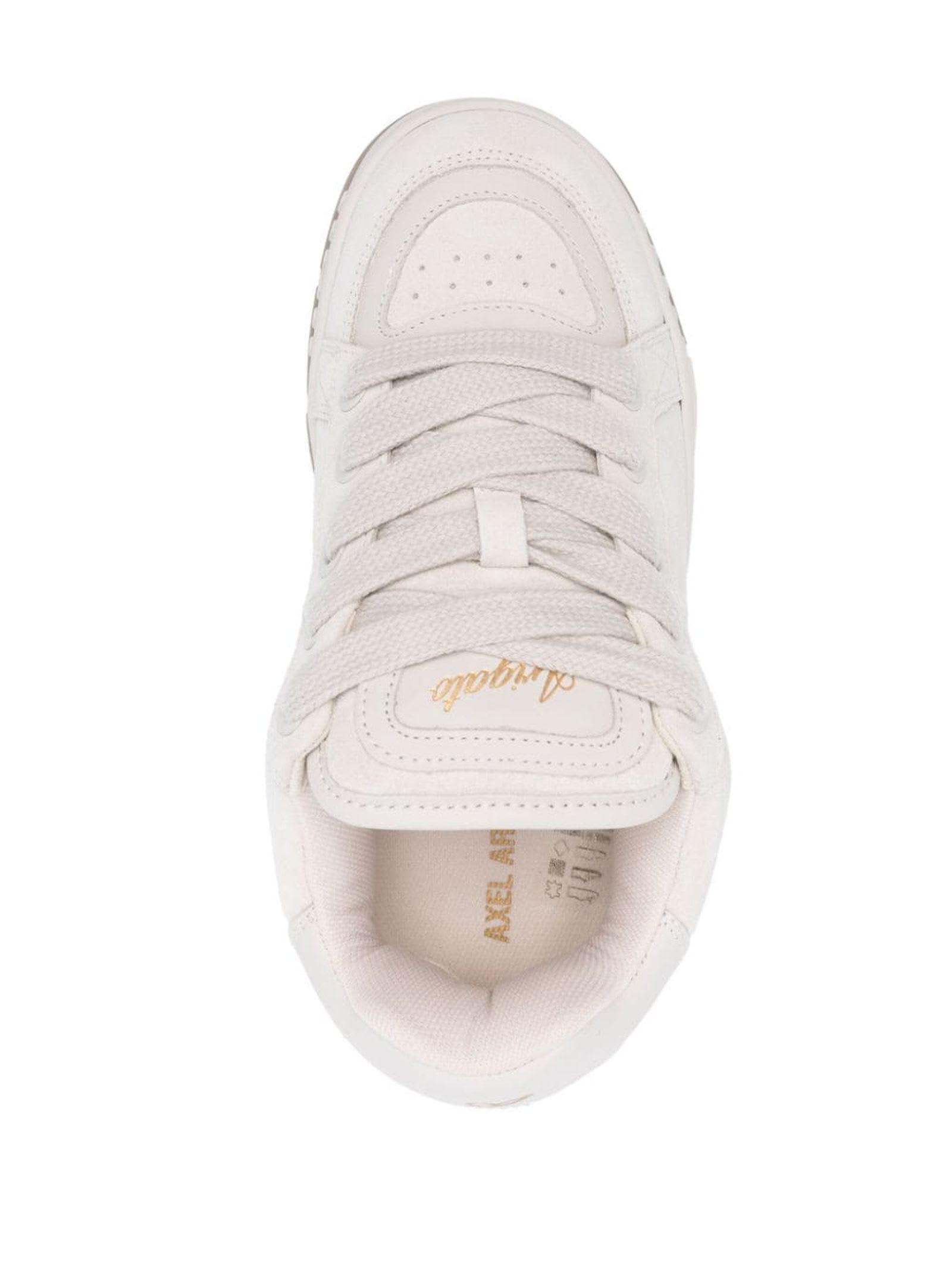 AXEL ARIGATO LIGHT BEIGE AREA HAZE SNEAKERS 