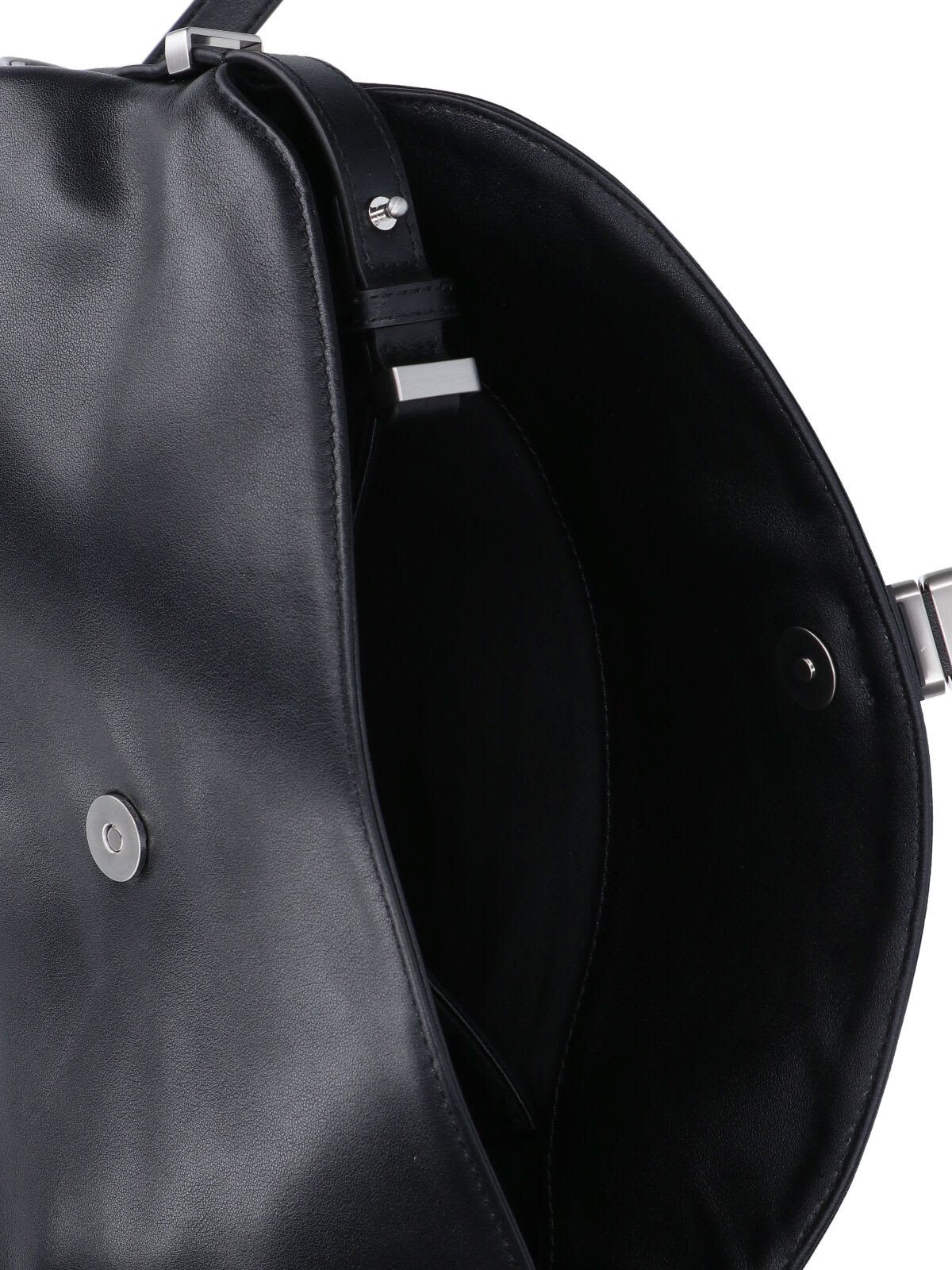 Pinko Saddle Baguette Shoulder Bag In Black