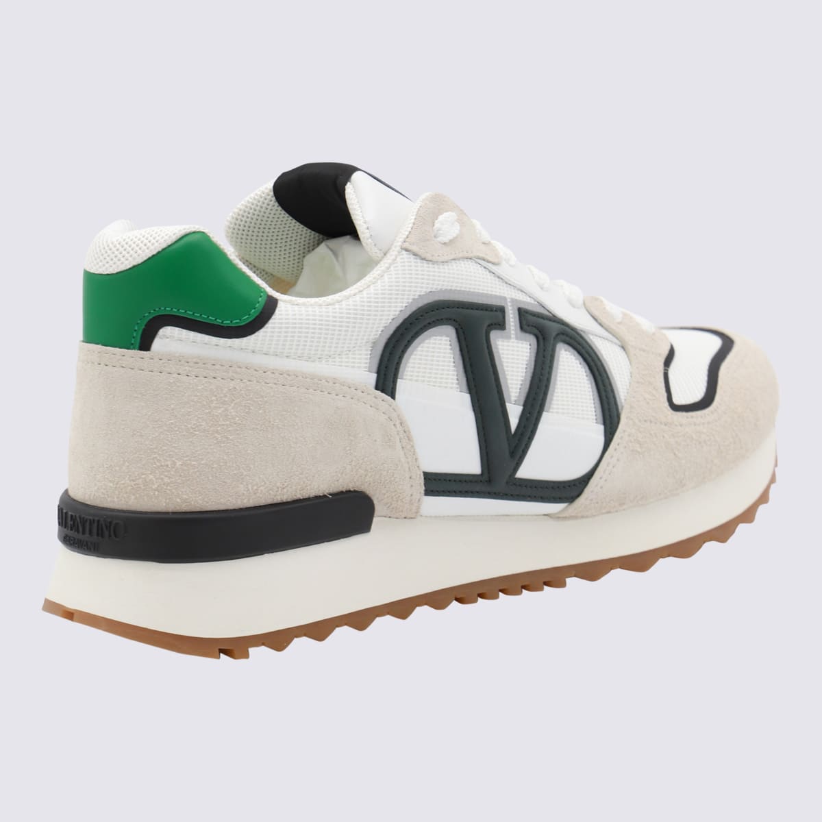 Shop Valentino White And Multicolor Sneakers