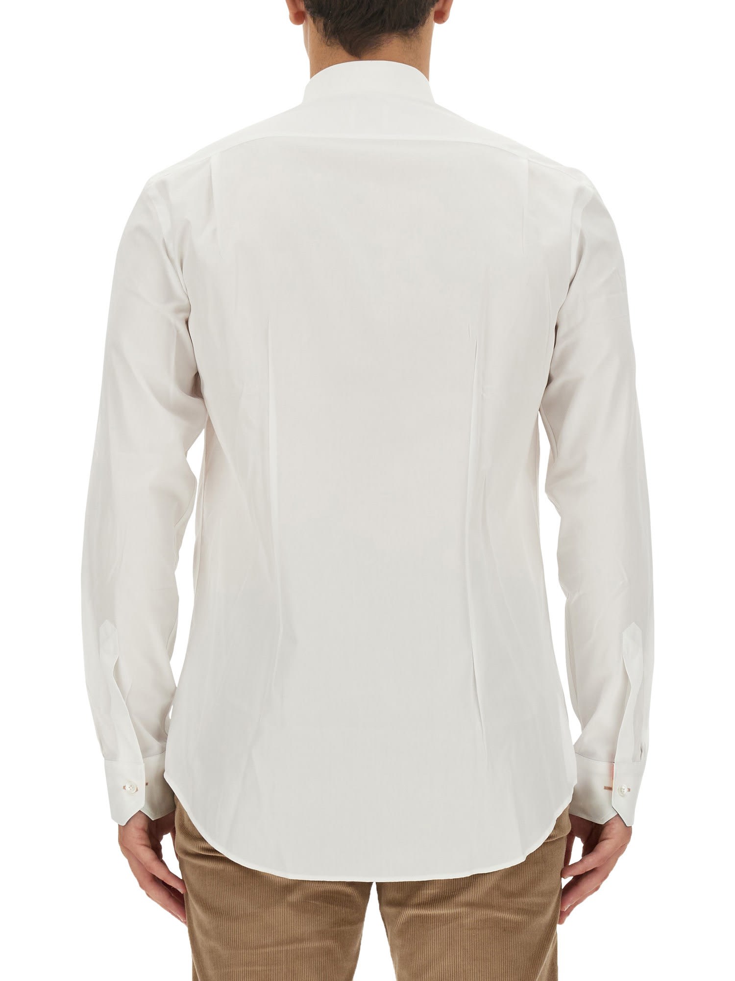 Shop Paul Smith Regular Fit Shirt In Bianco