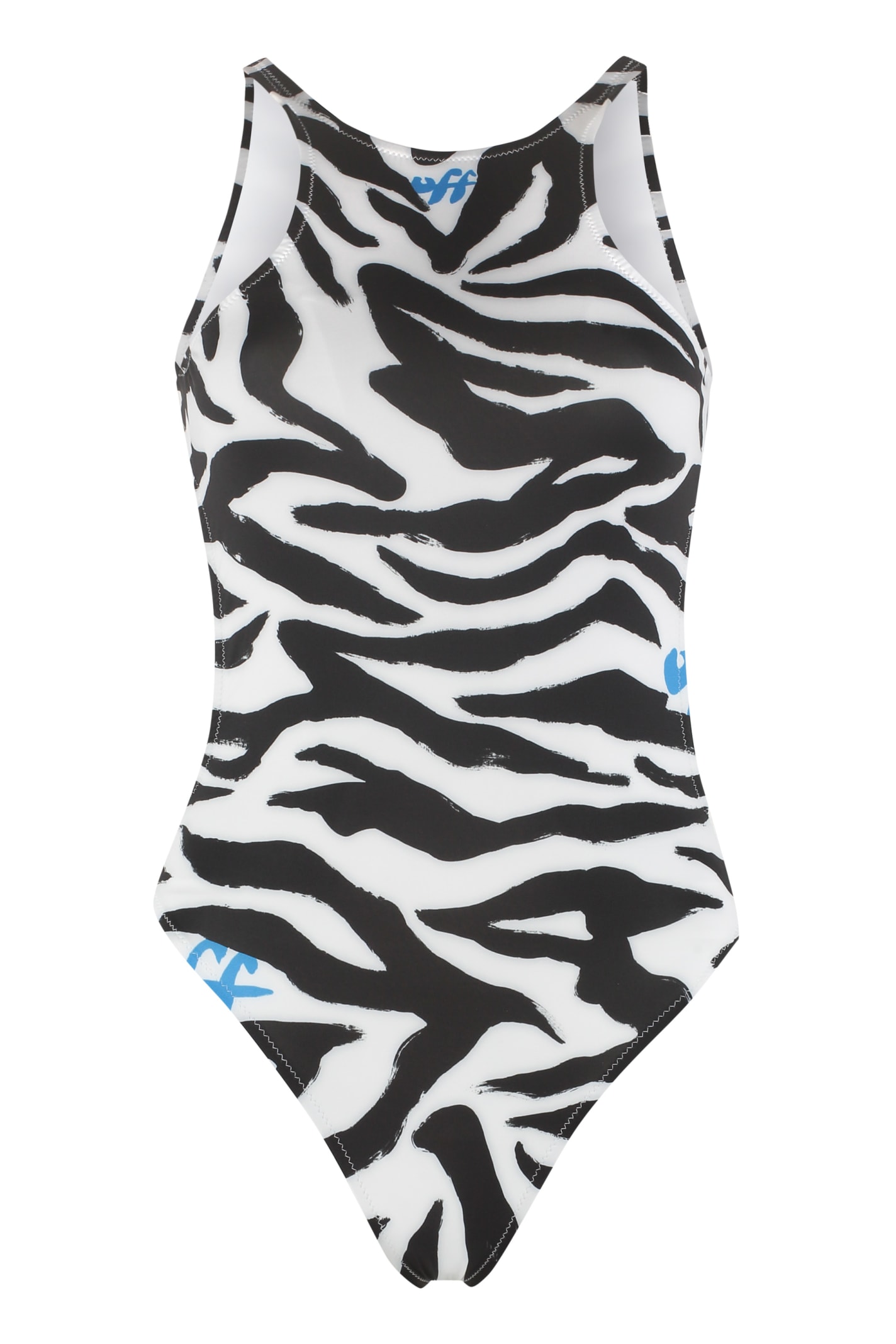 Off-White Printed One-piece Swimsuit