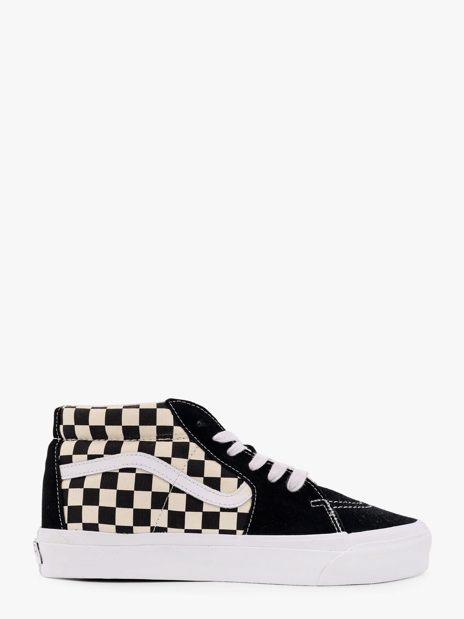 Vans Sk8-mid Reissue 83 Canvas High-top Sneakers In Black