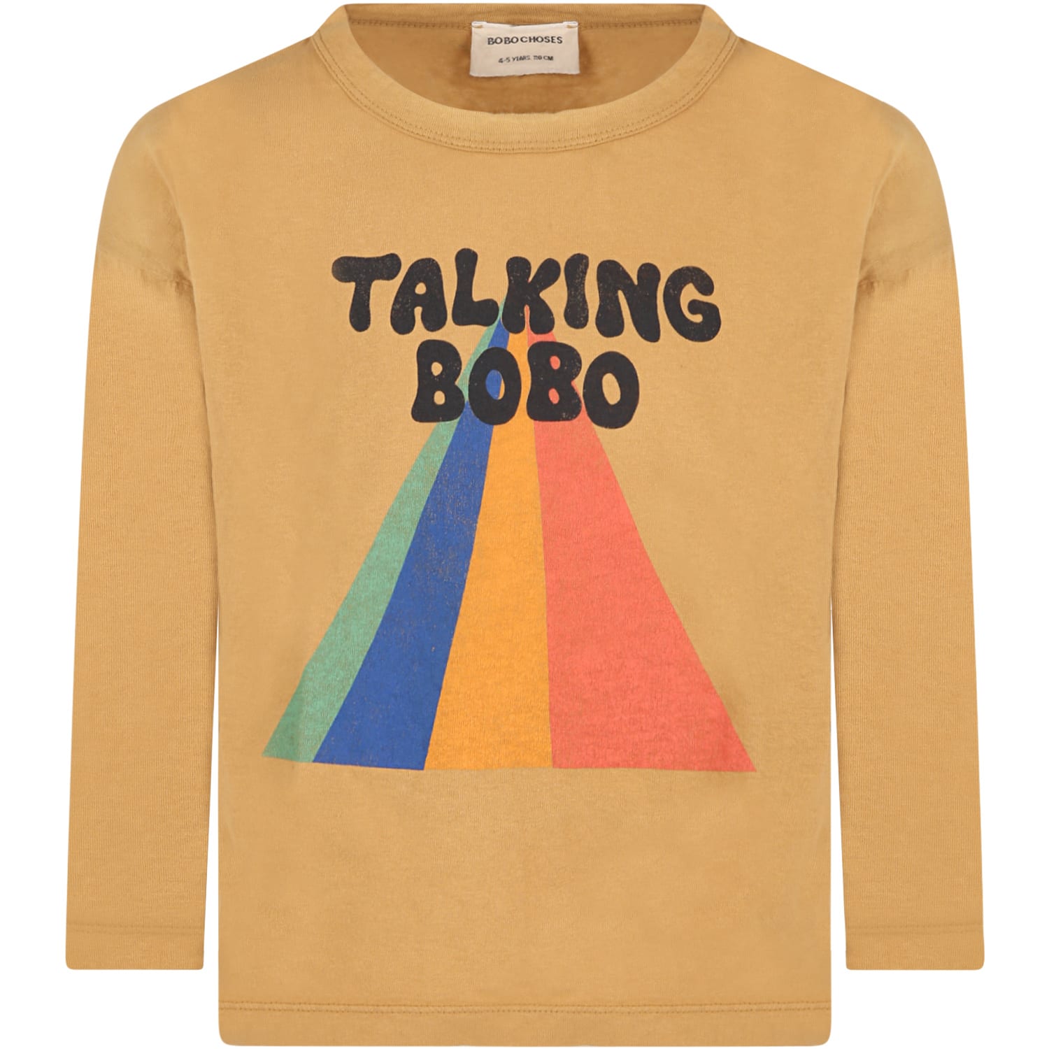Bobo Choses Yellow T-shirt For Kids With Logo