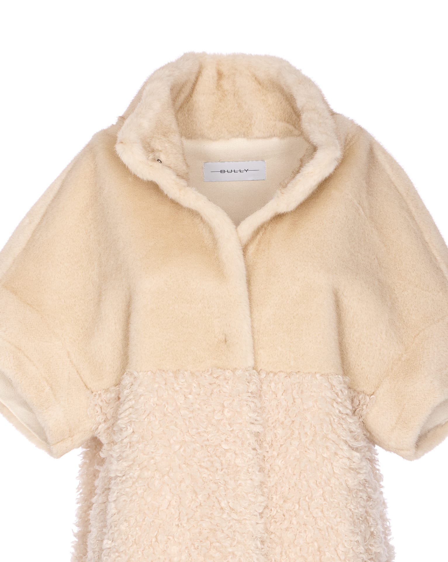 Bully Fake Fur Coat In Neutral
