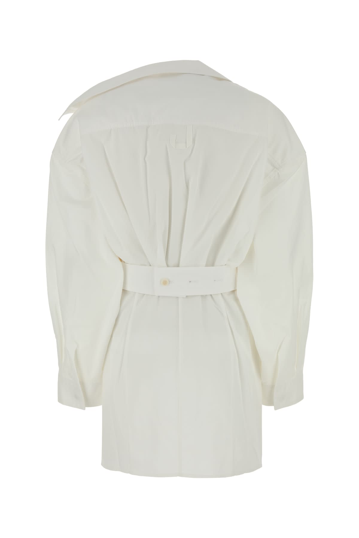 Jacquemus Women La Mini Robe Chemise In White