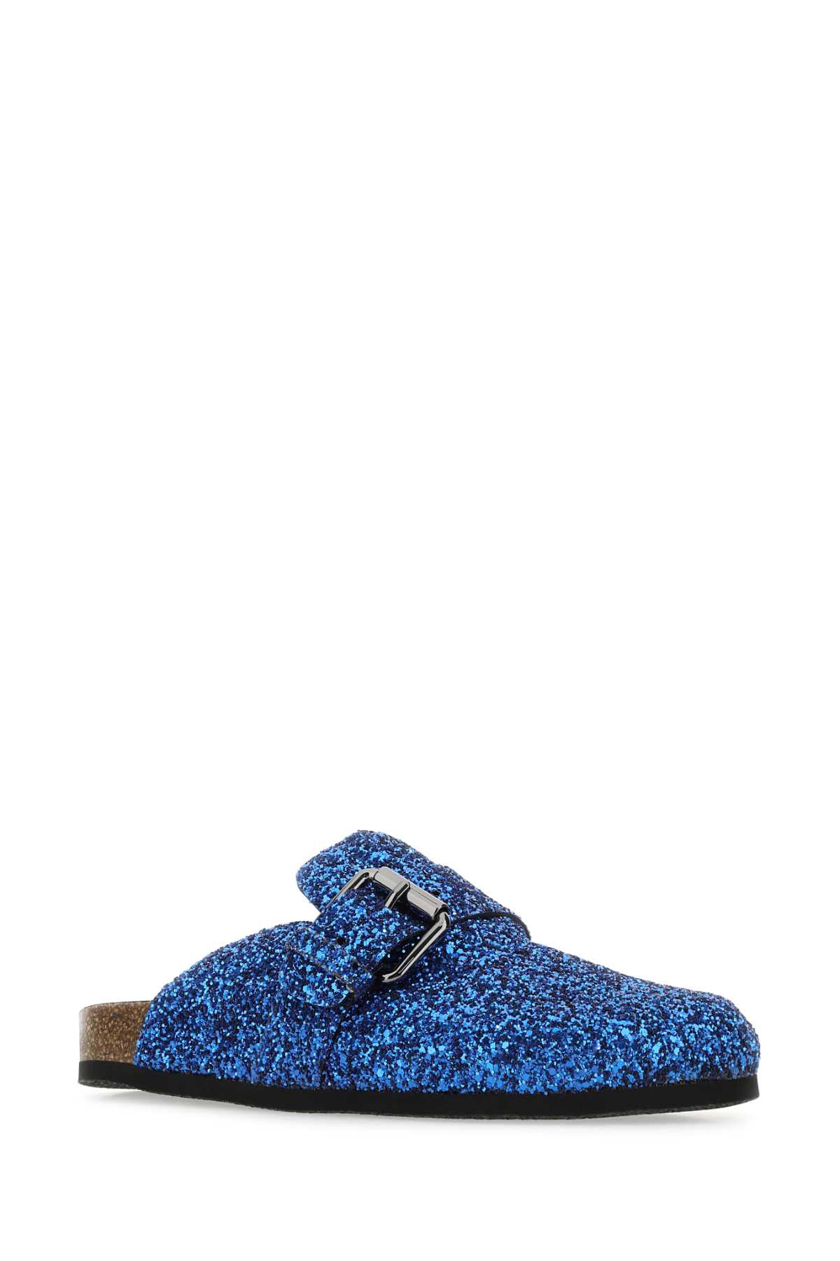 Shop Philosophy Di Lorenzo Serafini Electric Blue Glitters Slippers