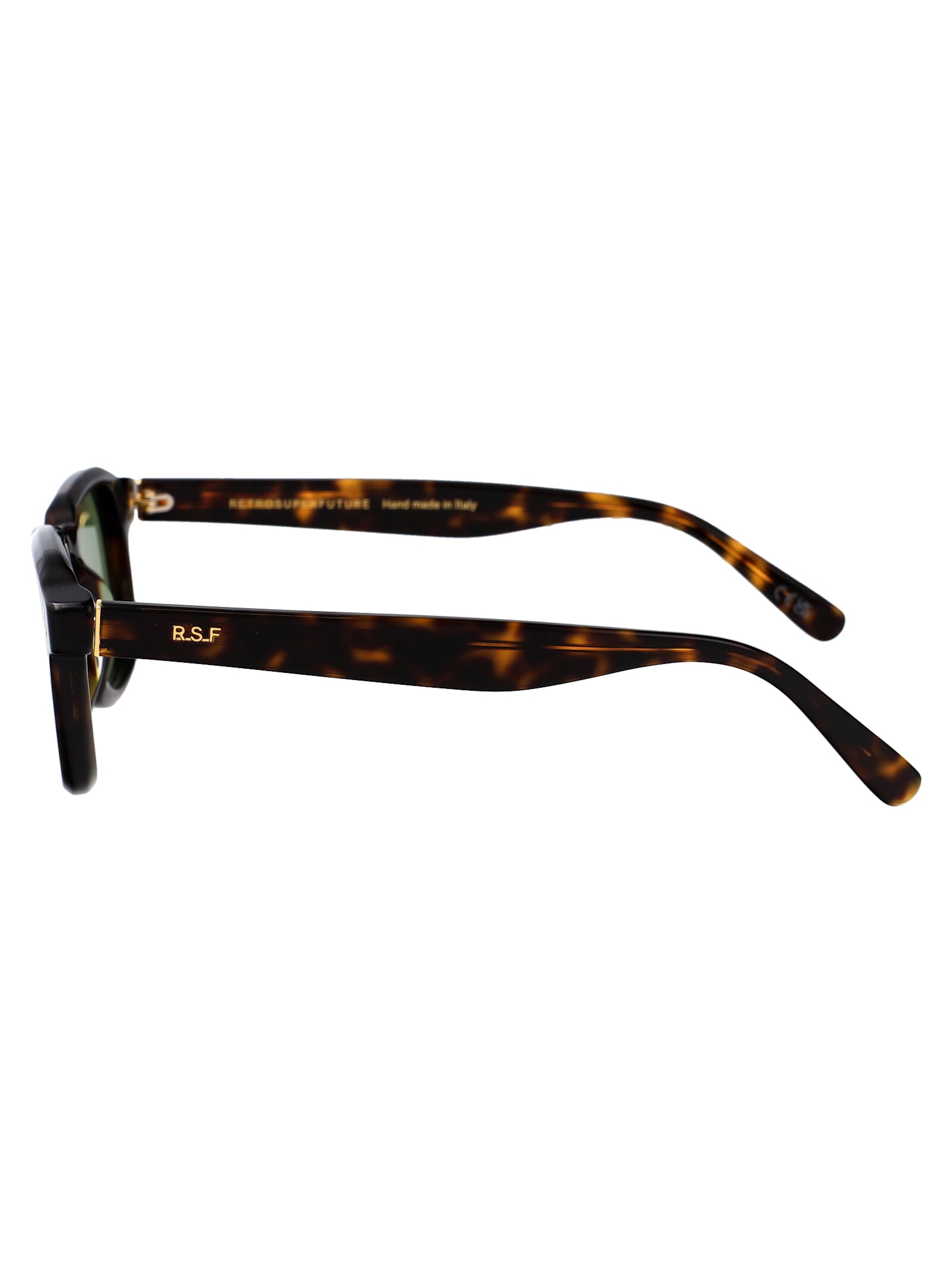 Retrosuperfuture 3627 Green Acetate Sunglasses In 3627 Green