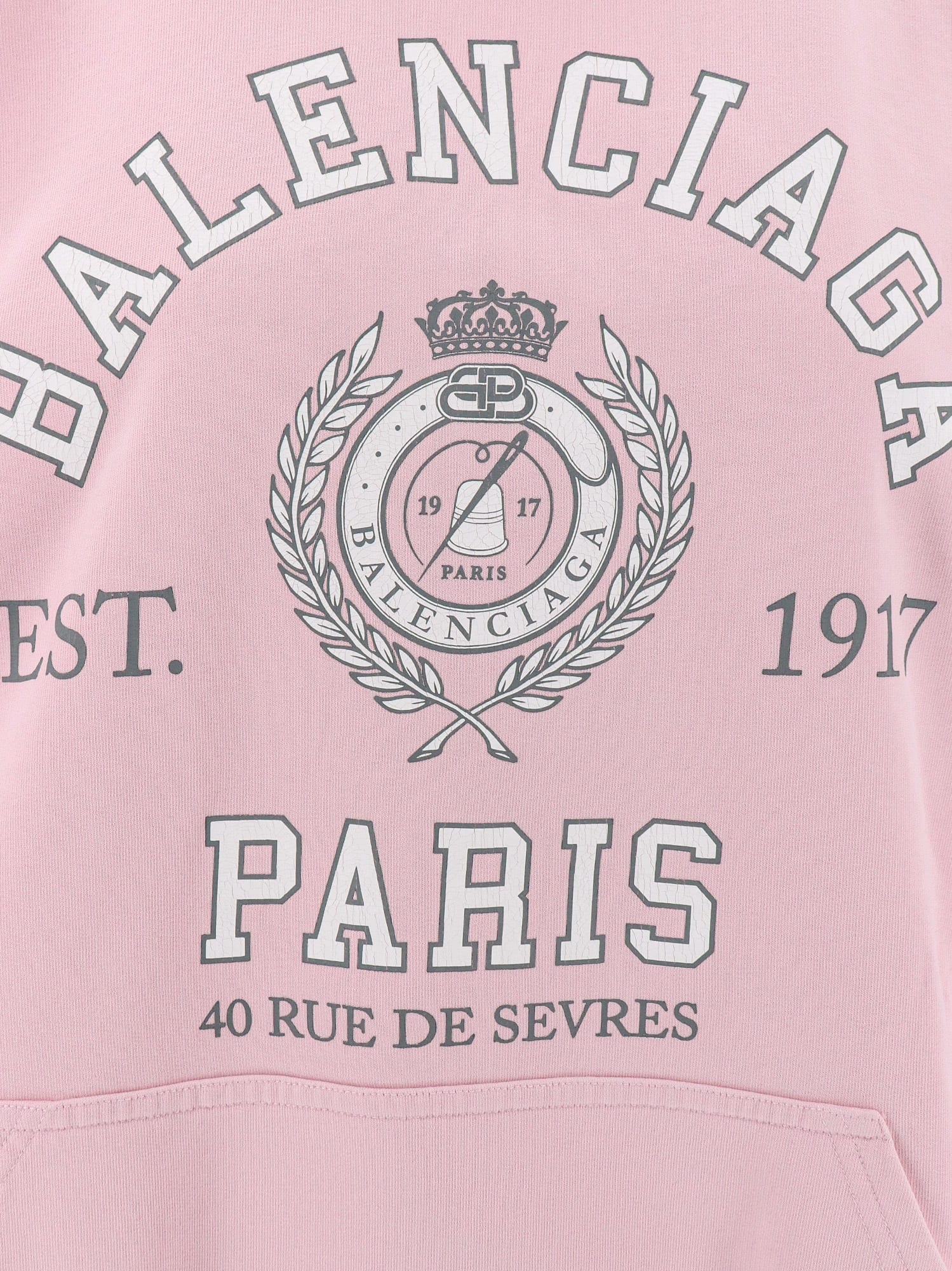 Shop Balenciaga Sweatshirt In Pink