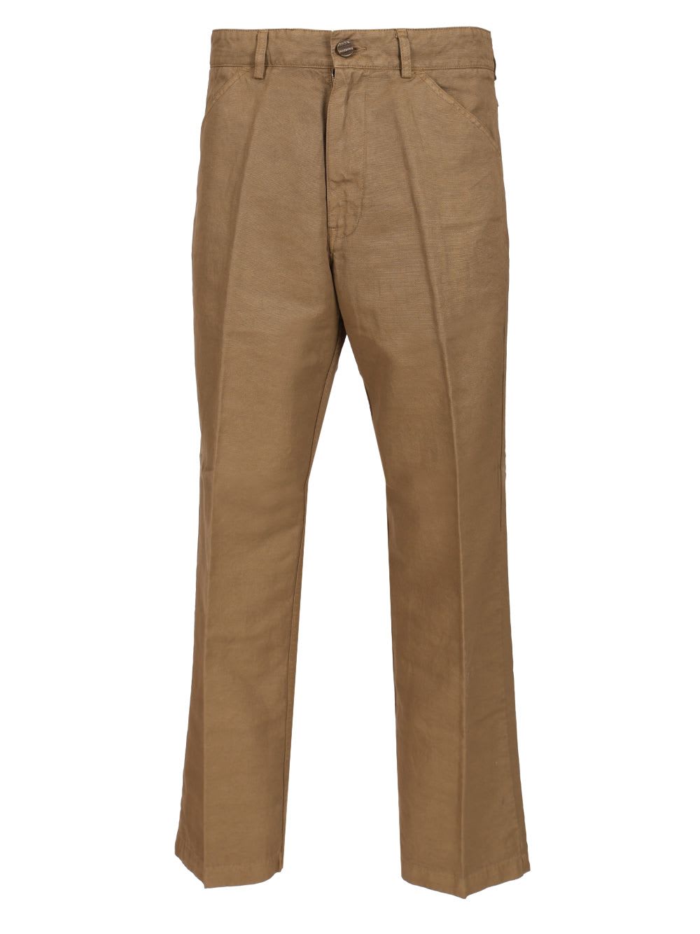 Cotton And Linen Blend Trousers