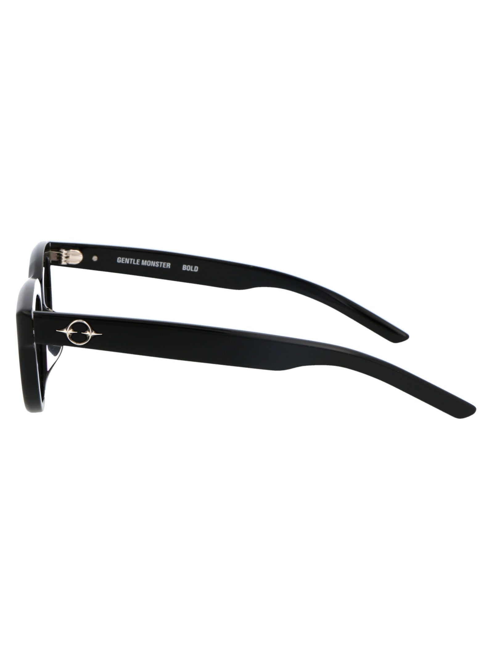 Shop Gentle Monster Monochrome Sunglasses In 01 Black