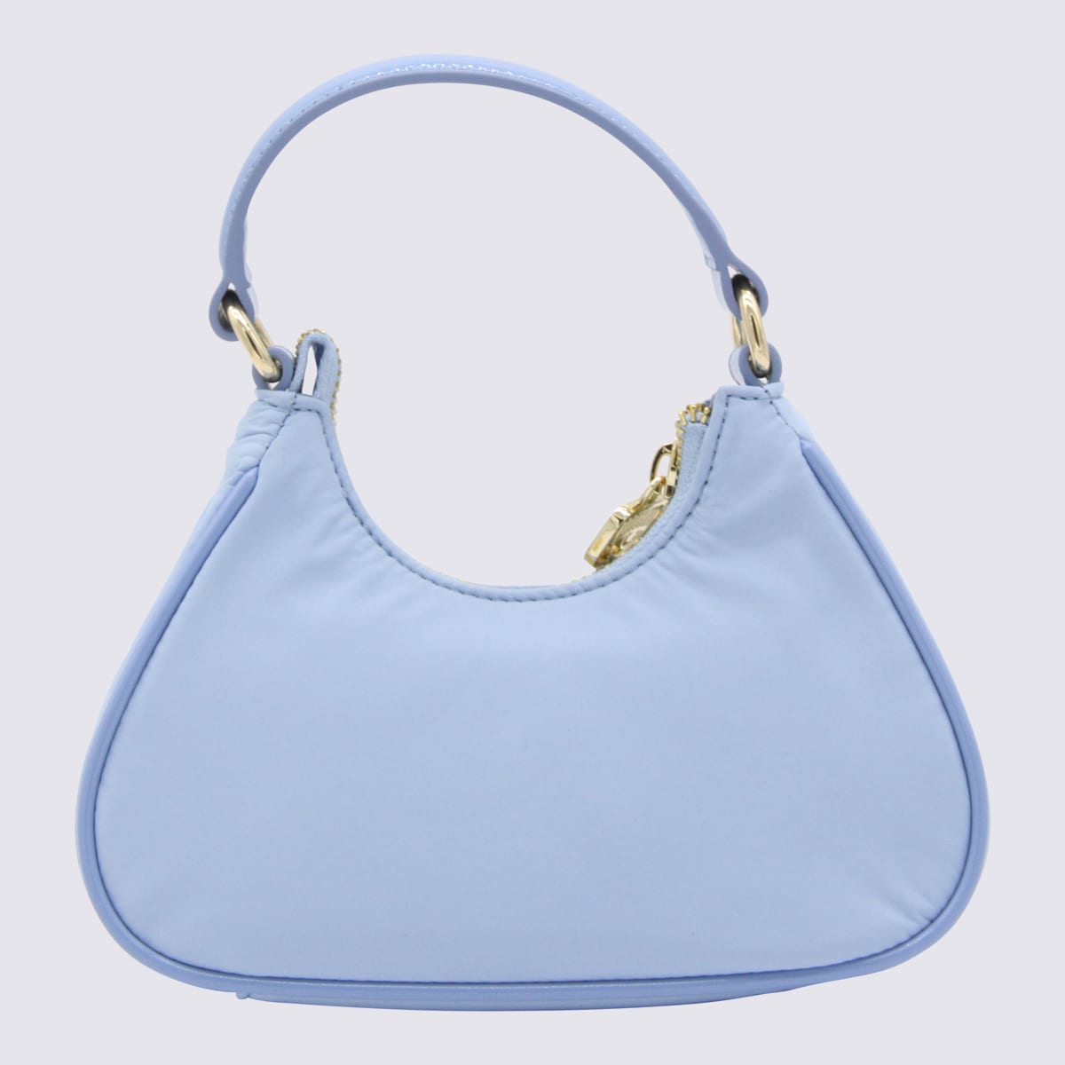 Shop Chiara Ferragni Blue Top Handle Bag In Blue Heron