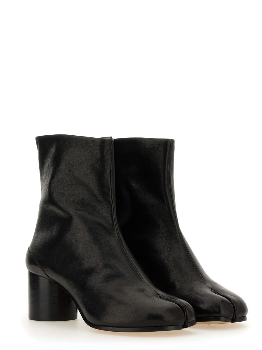 Shop Maison Margiela Tabi Boot In Black