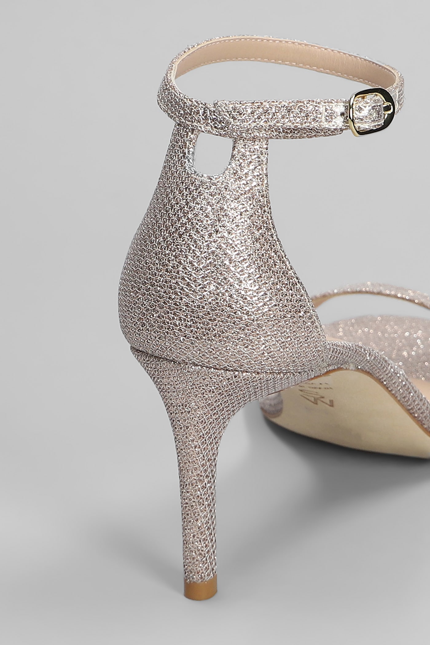 Stuart Weitzman Nudist Ii 75 Sandals In Gold