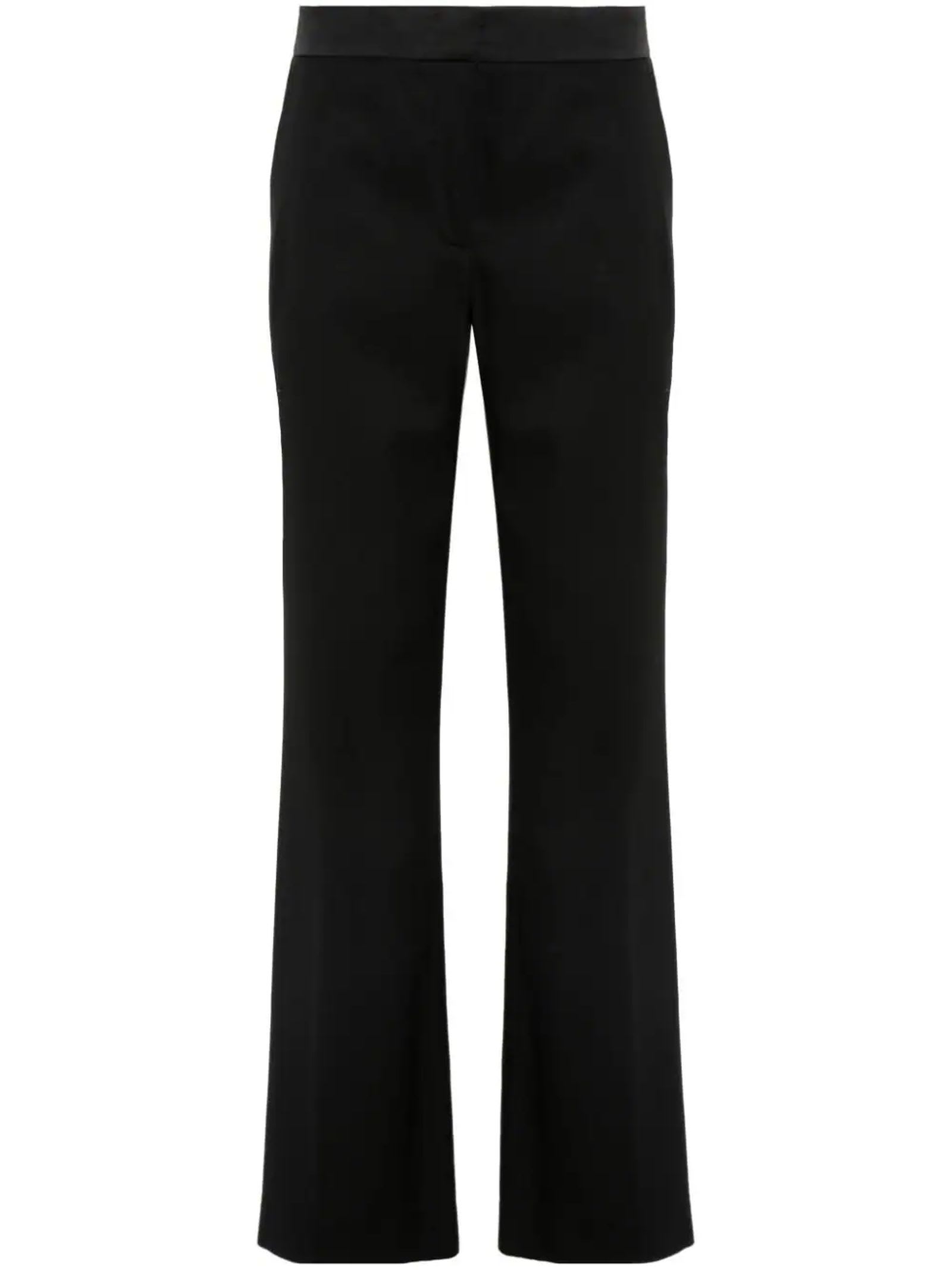 Genny Black Virgin Wool Trousers