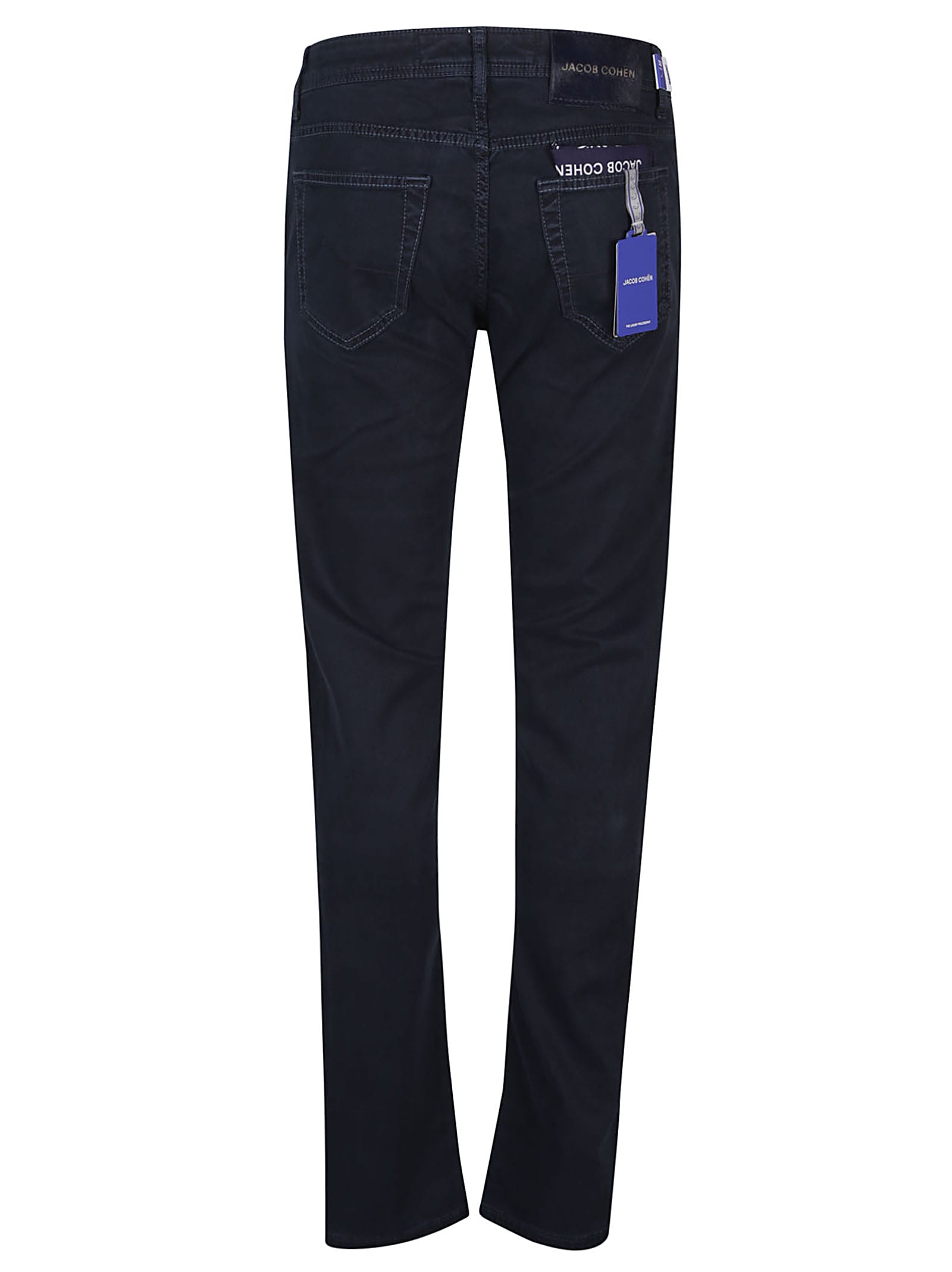 Shop Jacob Cohen 5 Pockets Jeans Super Slim Fit Nick Slim In Navy Blu