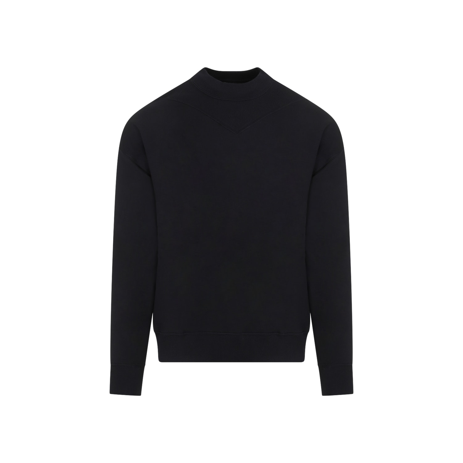 Shop Jil Sander Cotton Sweatshirt In Black