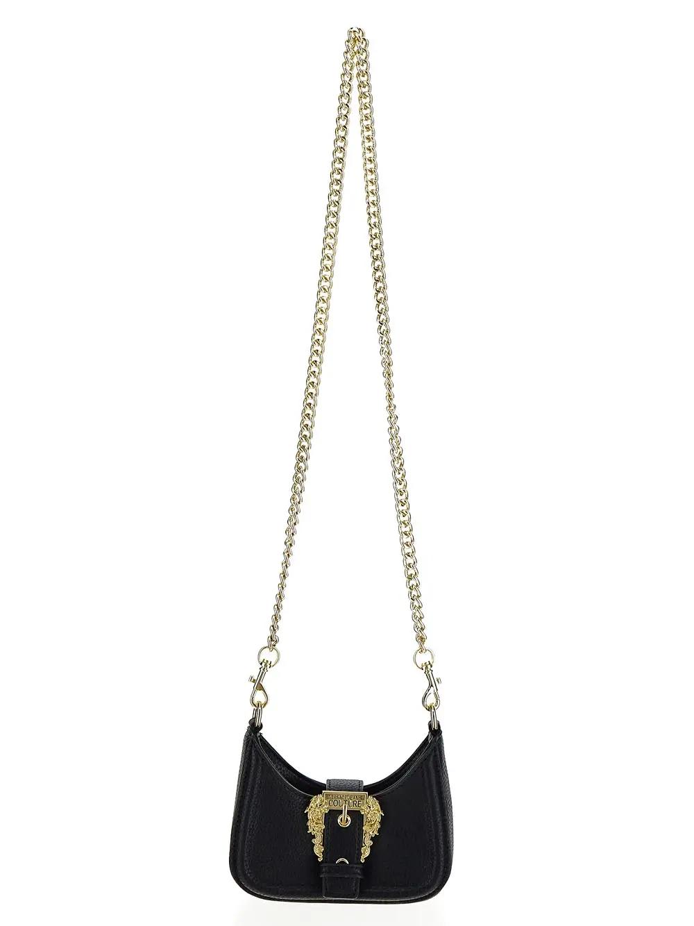 VERSACE JEANS COUTURE BAROQUE BUCKLE MINI BAG