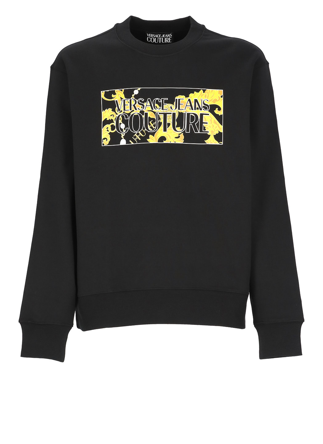 VERSACE JEANS COUTURE SQUARE PEARLS SWEATSHIRT