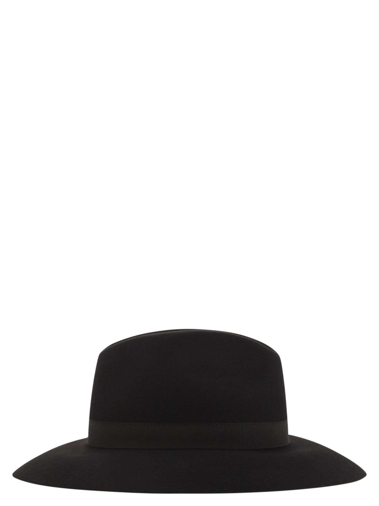 Fay Wool Felt Hat In Black
