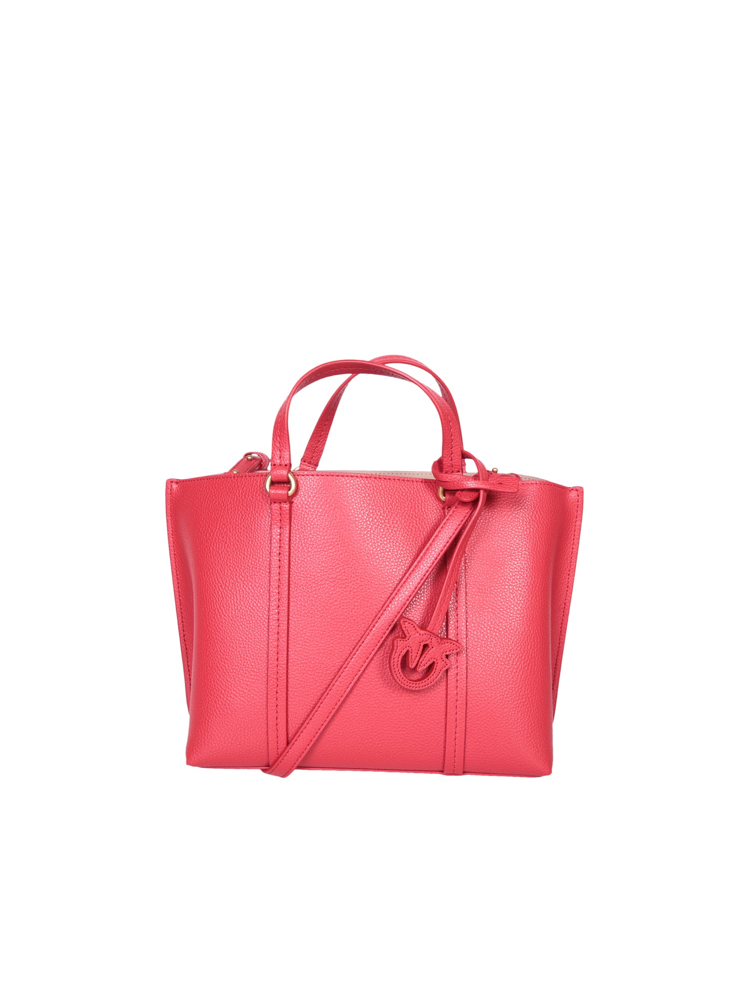 Pinko Pink Carrie Shopper Bag By  In Red
