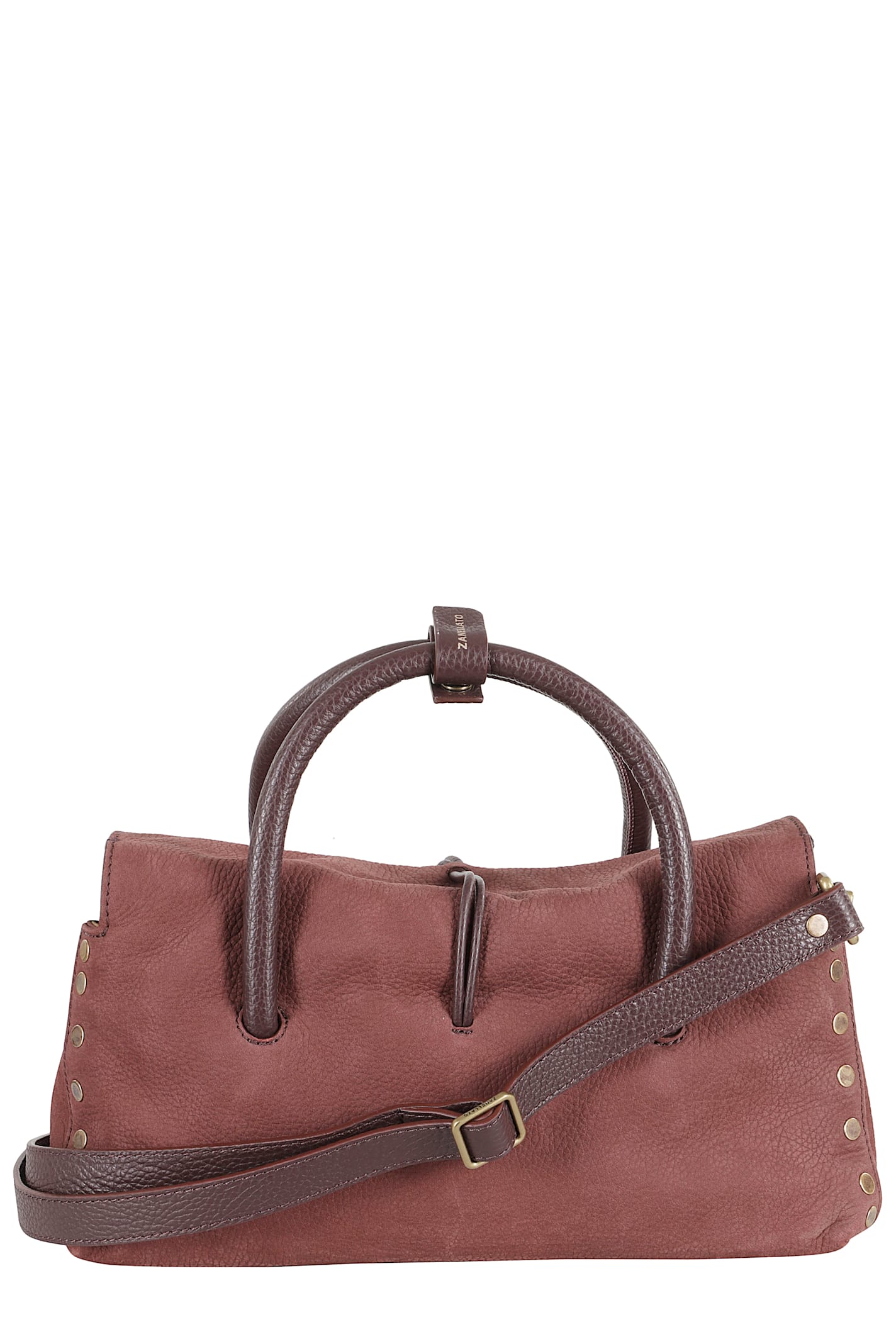 Zanellato Dotta Centauro Small Tote Bag In Leather In Red
