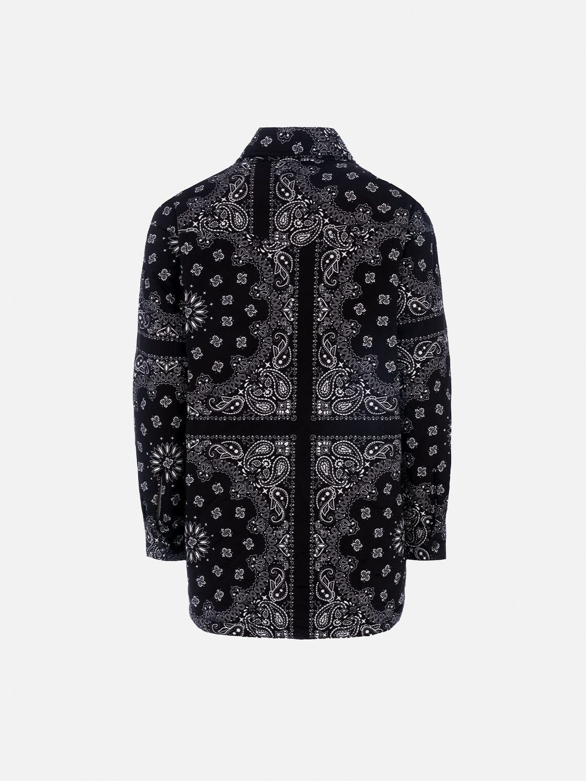 Shop Mc2 Saint Barth Woman Jacket With Black Bandanna Print