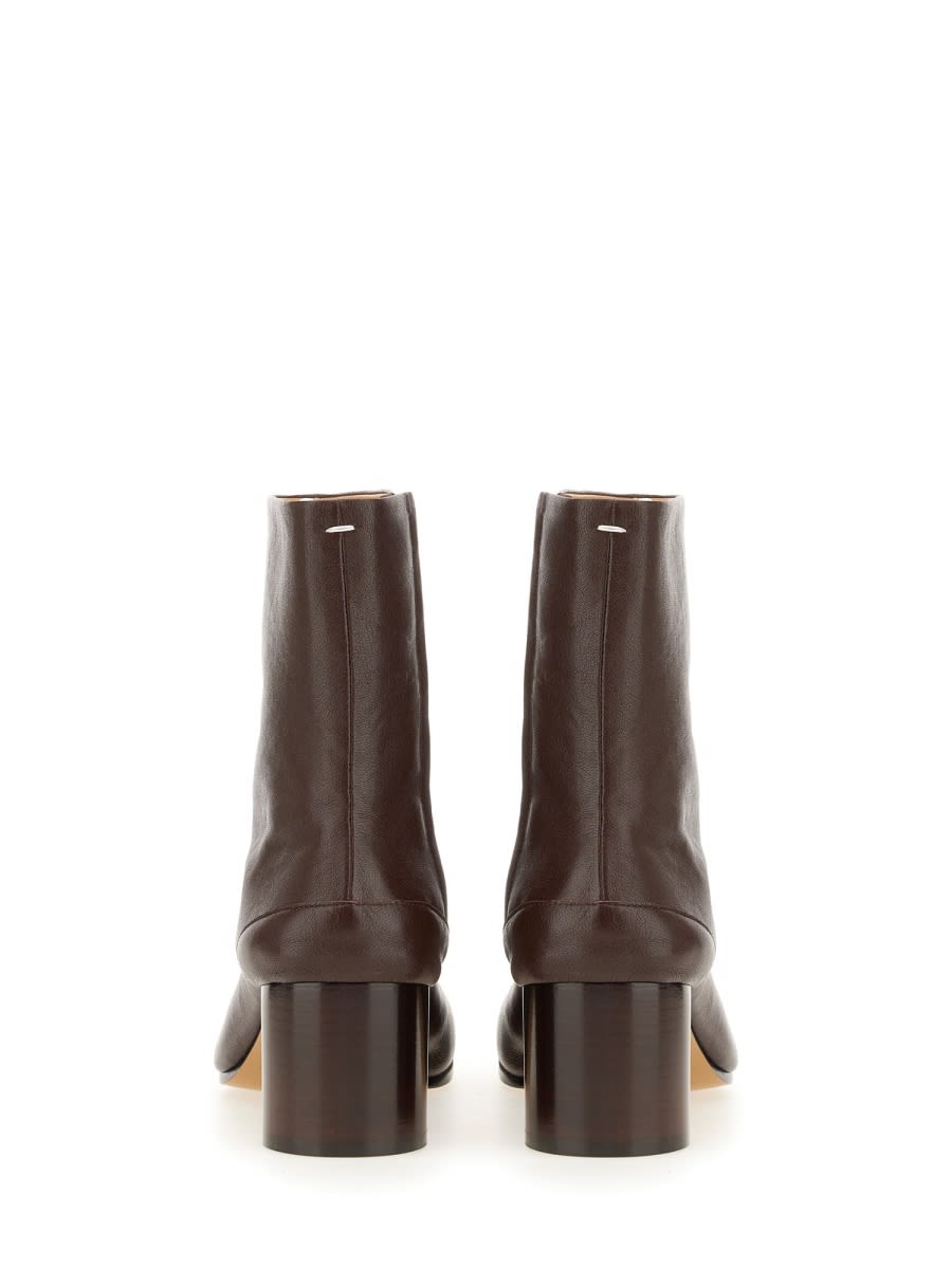 Shop Maison Margiela Tabi Boot In Brown