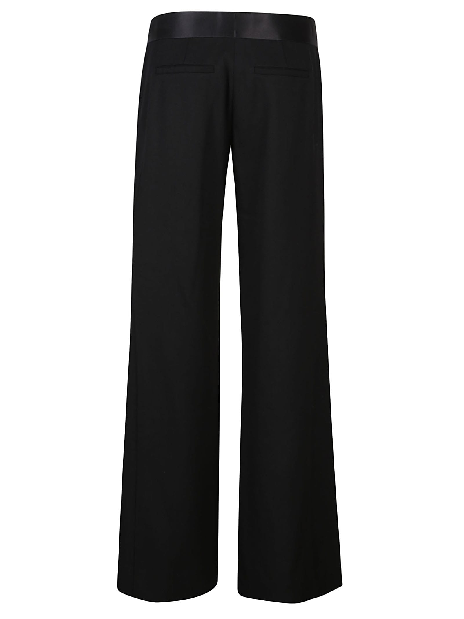 Shop Victoria Beckham Side Panel Pant In Black