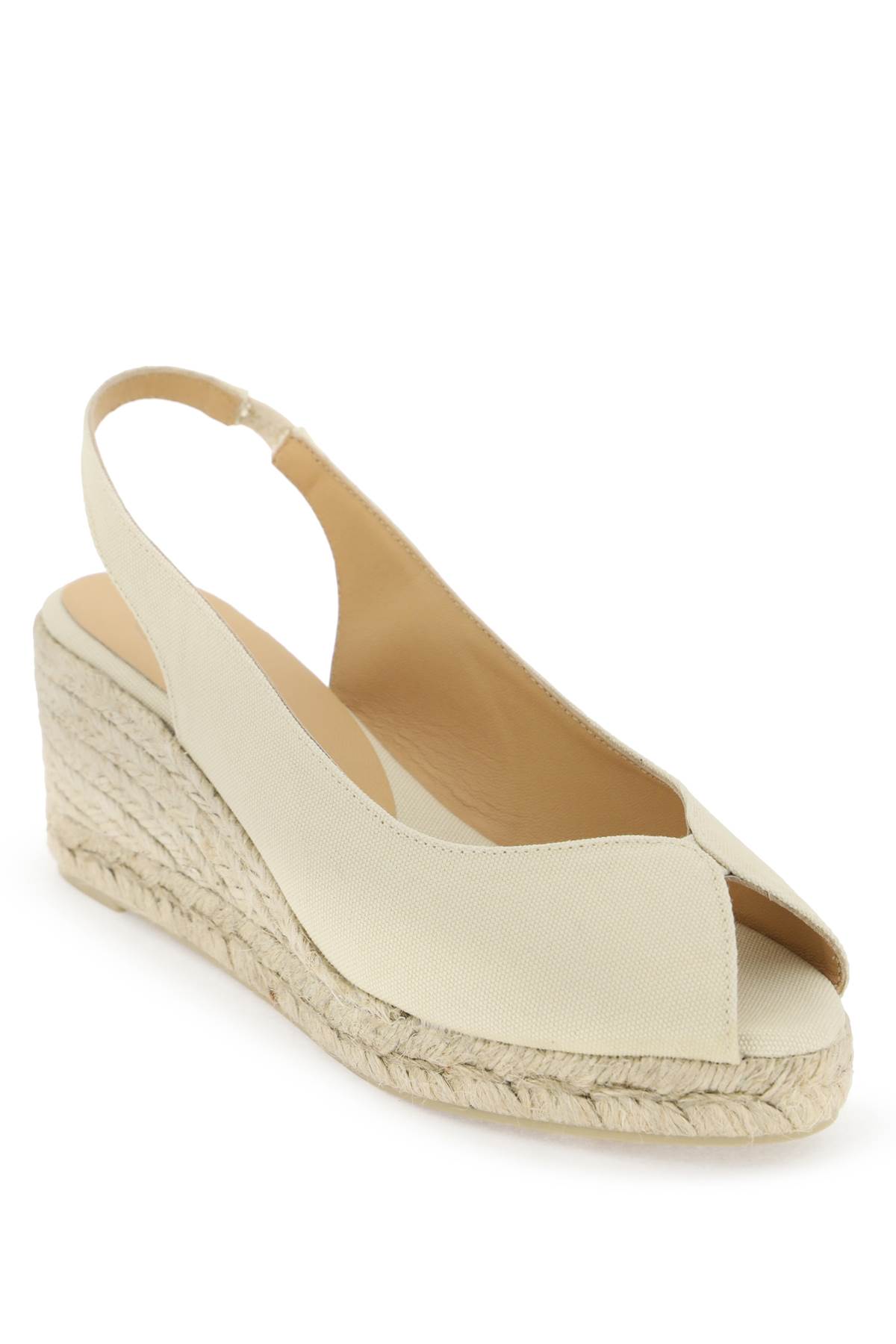 Shop Castaã±er Barbaras Esp In Ivory (beige)