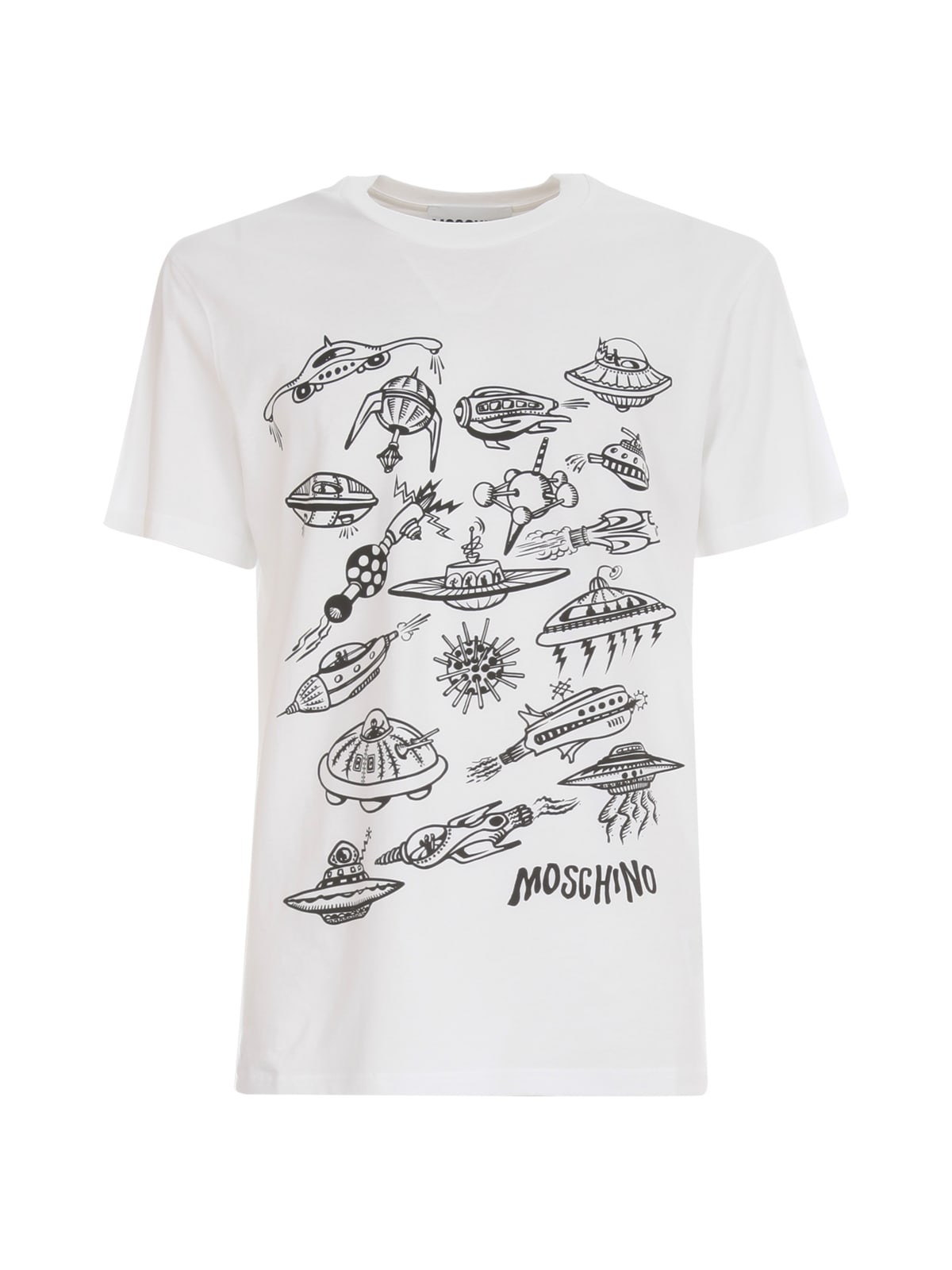Moschino Jersey Cotton T-shirt W/printing