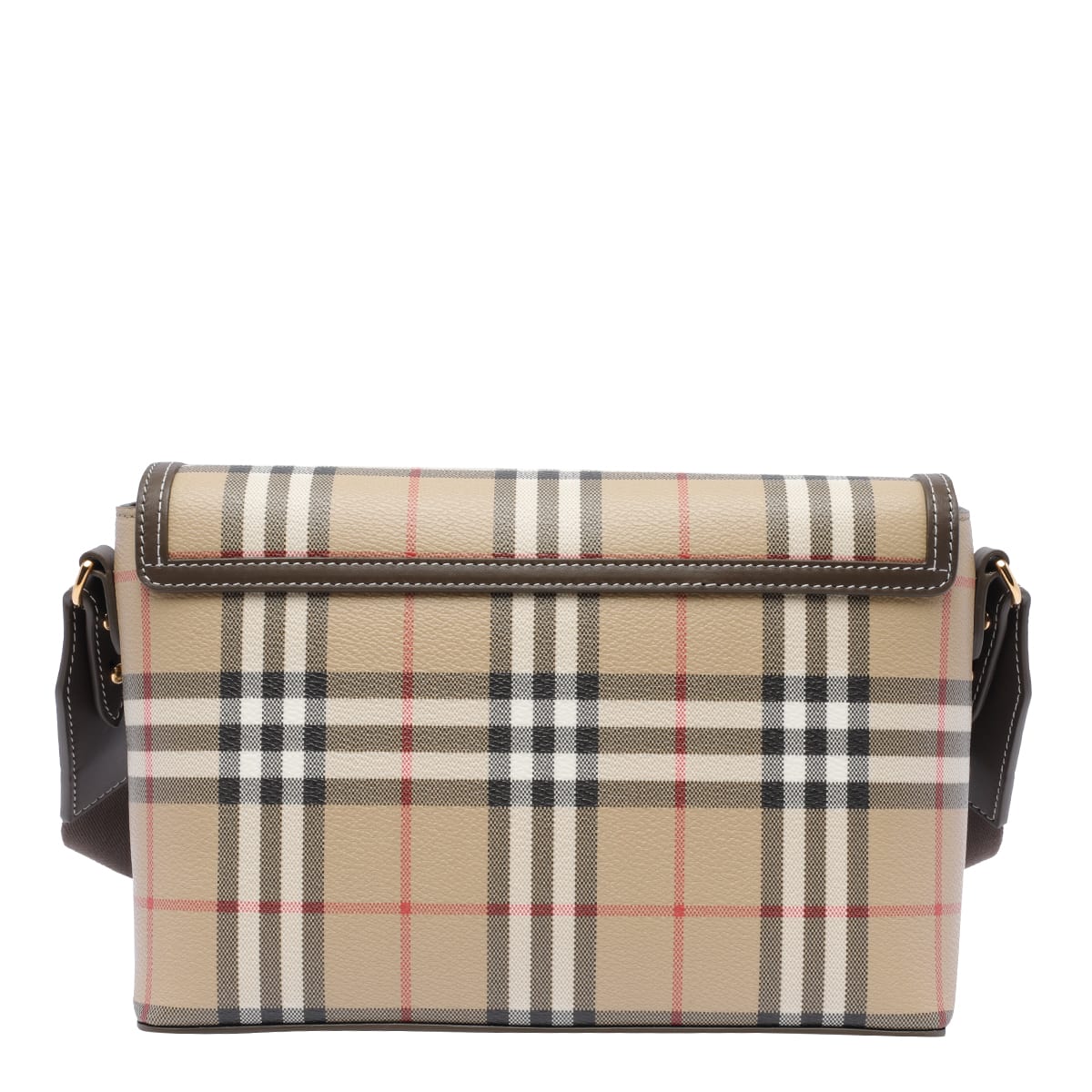 Shop Burberry Note Shoulder Bag In Beige