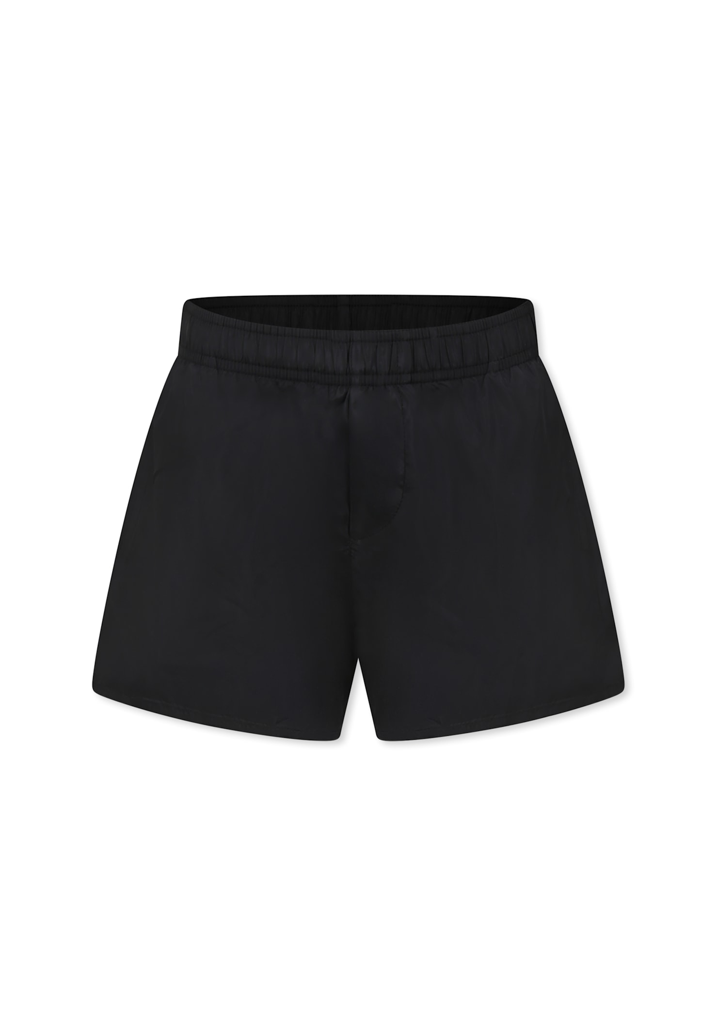 Shop Dsquared2 Black Swim Shorts For Boy With Logo