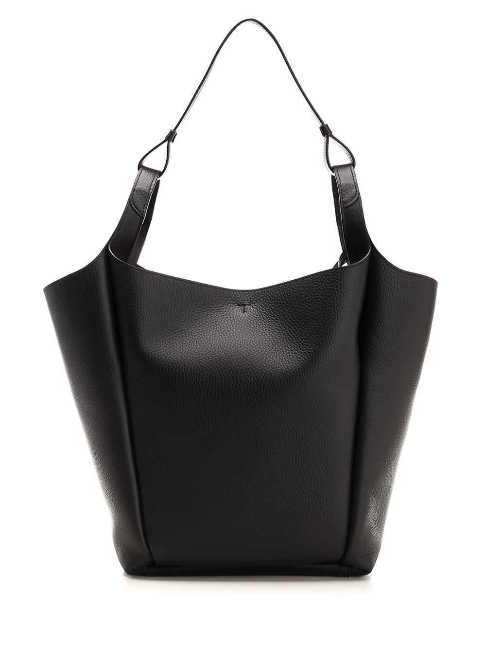 Shop Tod's Leather Bucket Bag In Black