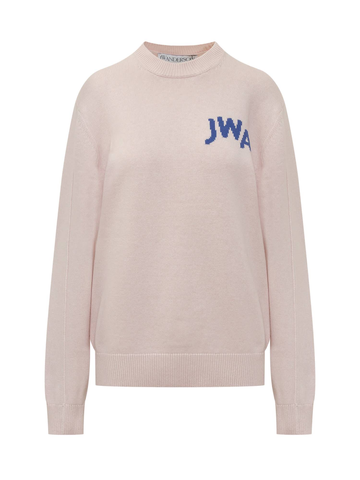 Jw Anderson Men's Jersey With Logo In Blush