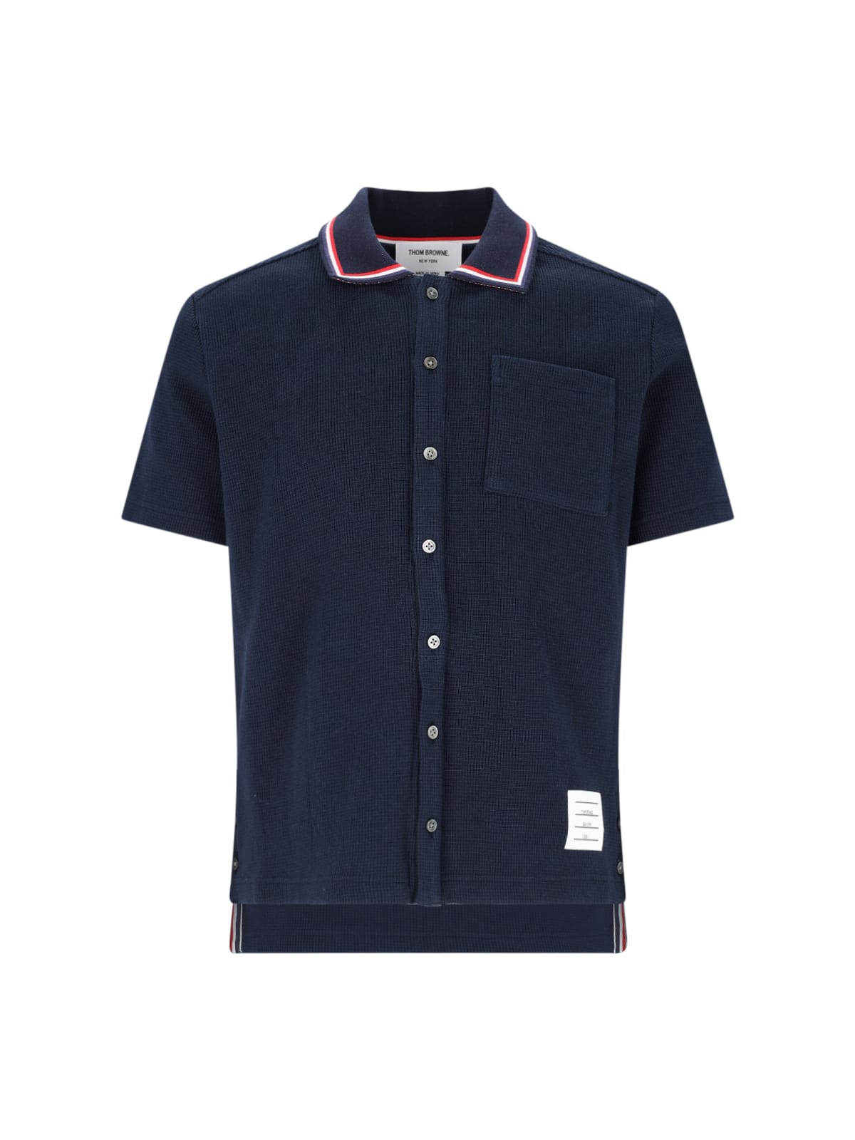 Thom Browne Polo Shirt In Blue