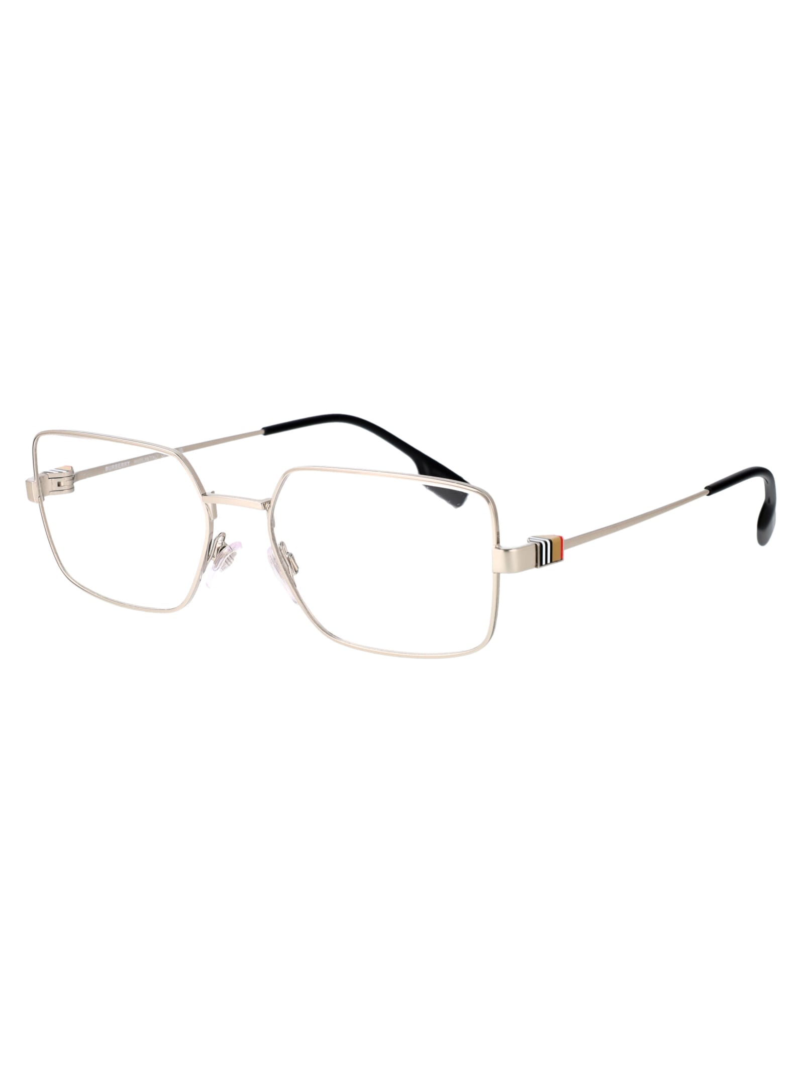 Shop Burberry Eyewear 0be1380 Glasses In 1005 Silver