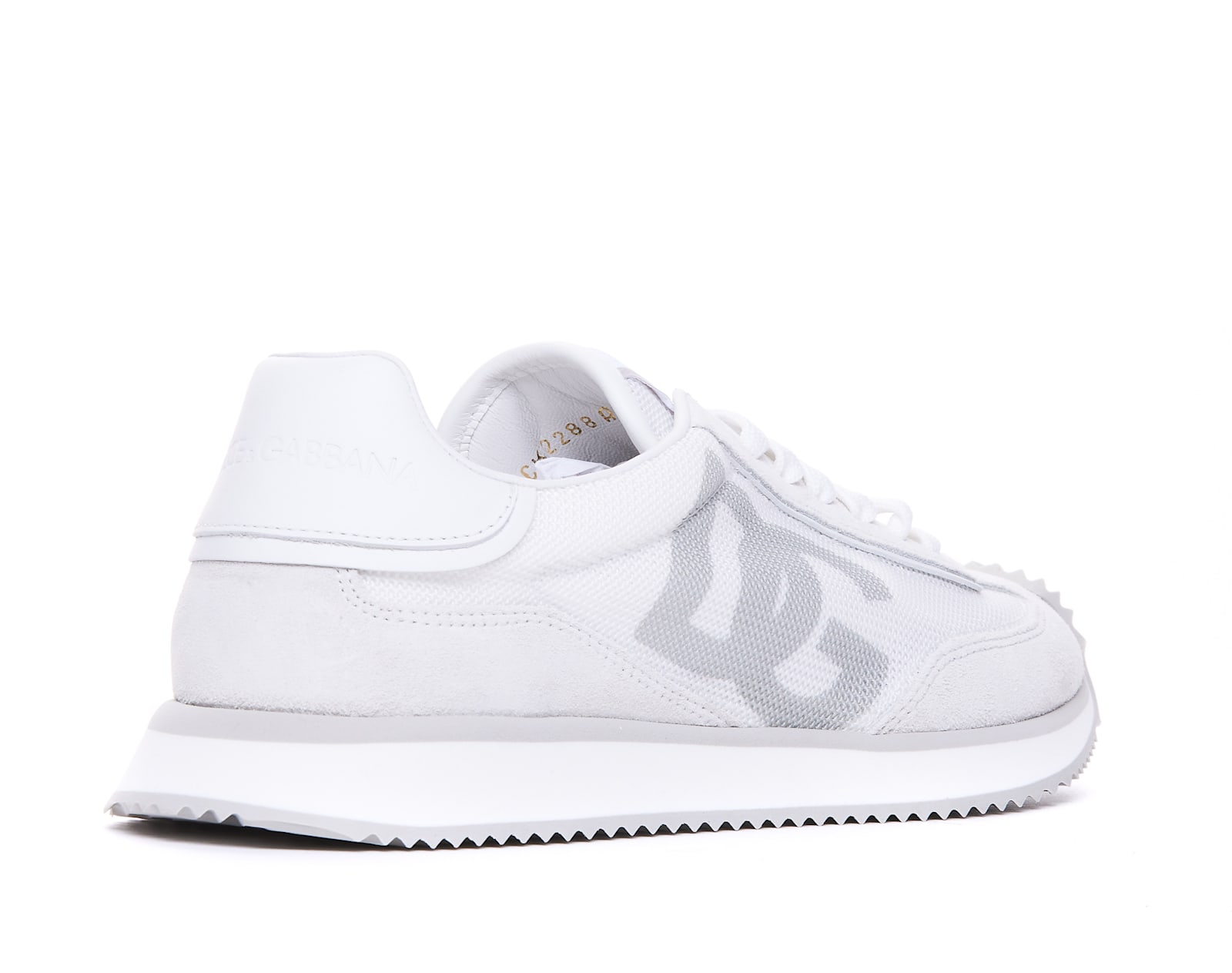 Shop Dolce & Gabbana Aria Dg Runner Sneakers In White