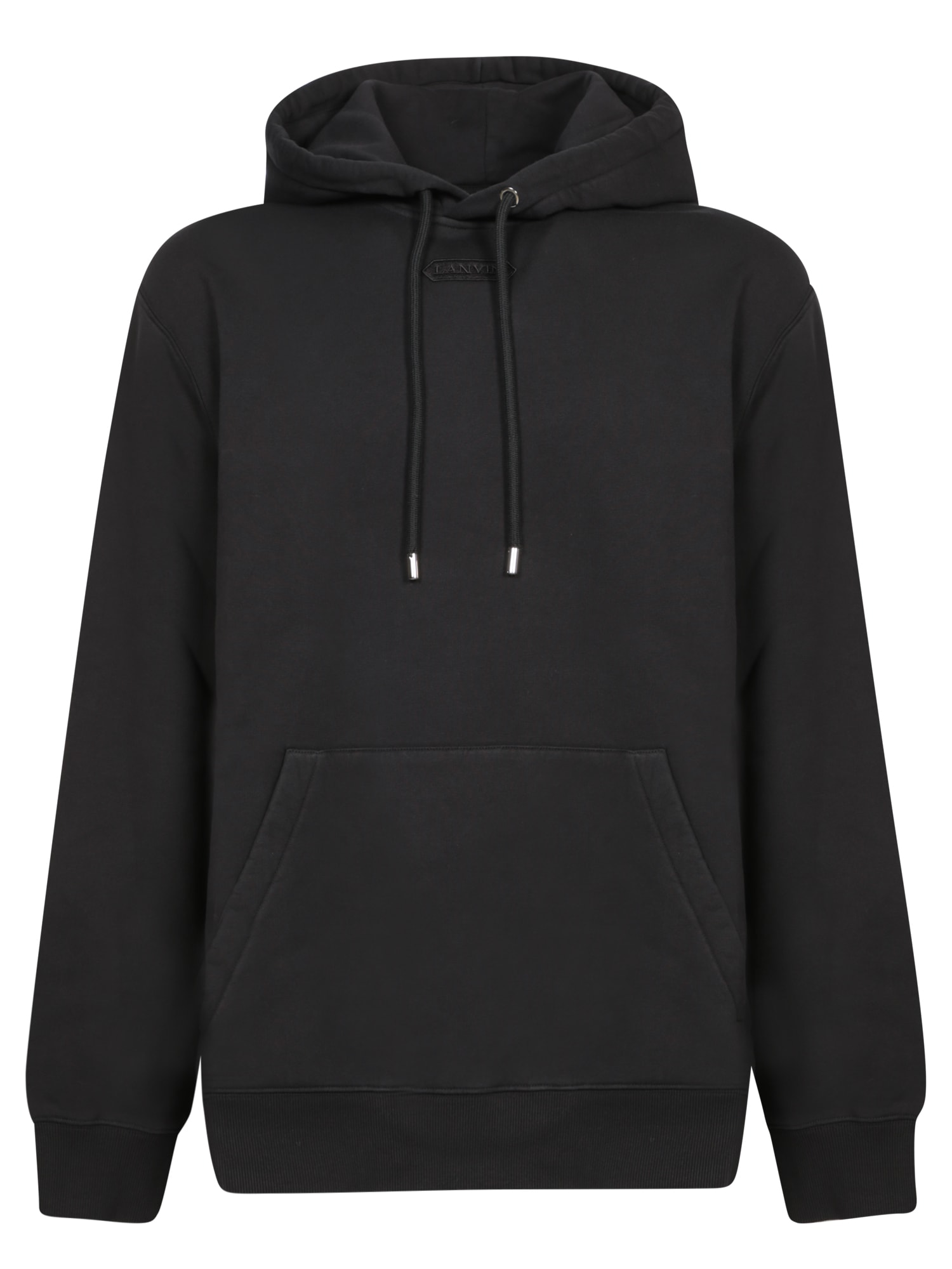 Shop Lanvin Black Hoodie