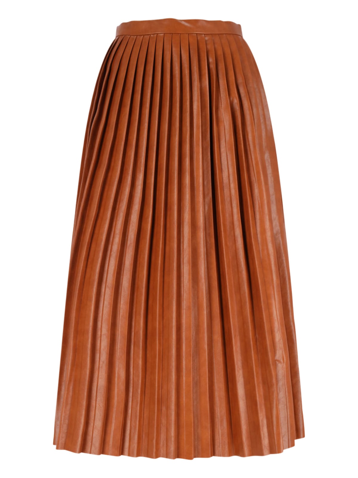 Pleated Midi Skirt