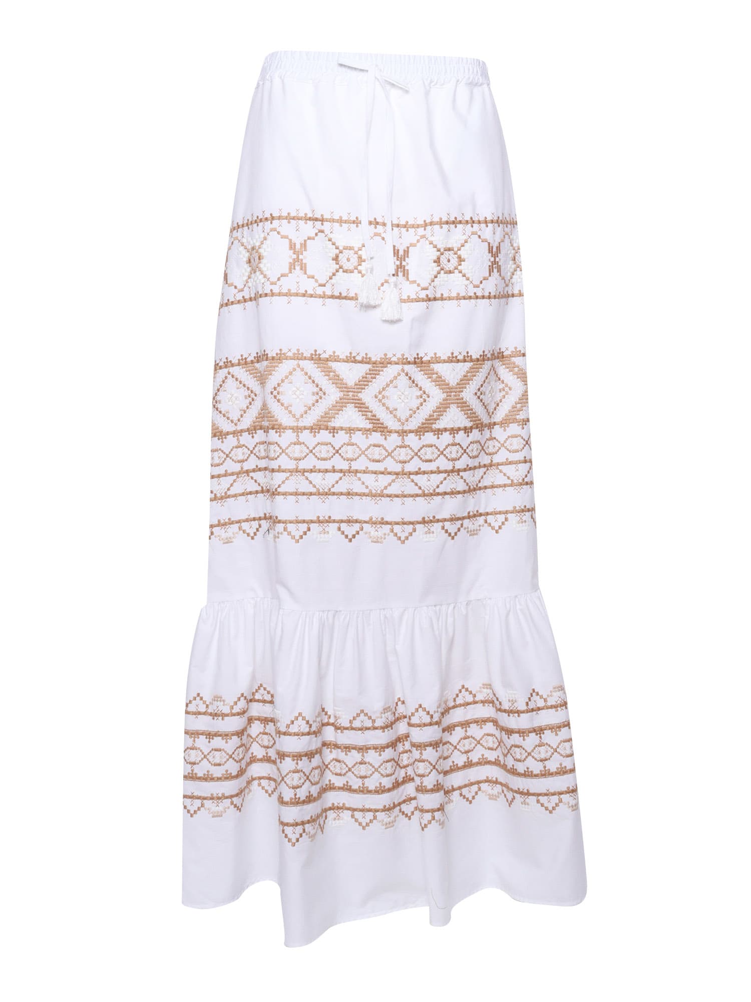 Embroidered Long Skirt
