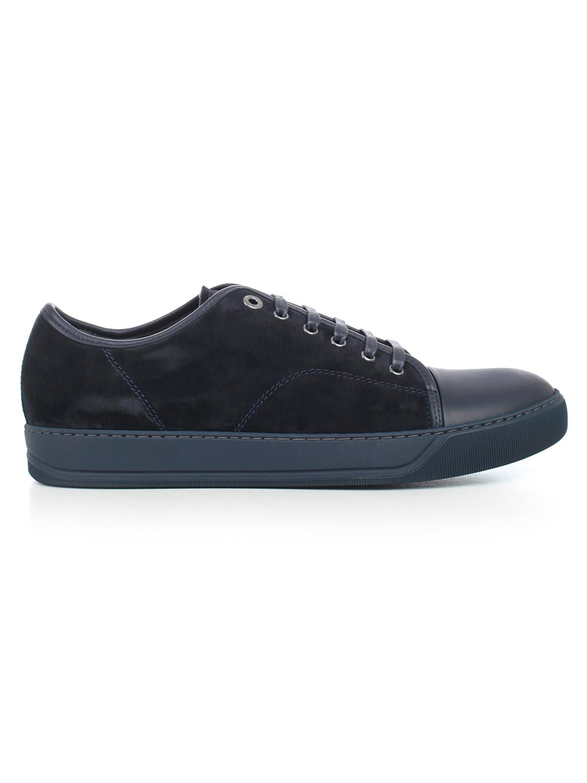 Lanvin Lanvin Sneakers Suede And Nappa - Navy Blue - 10962567 | italist