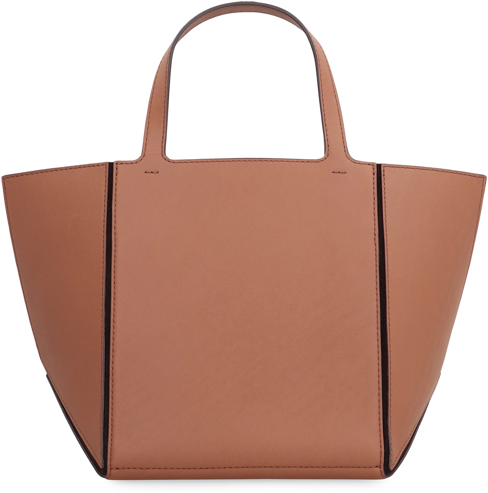 Michael Kors Jordi Piccola Tote Bag In Saddle Brown