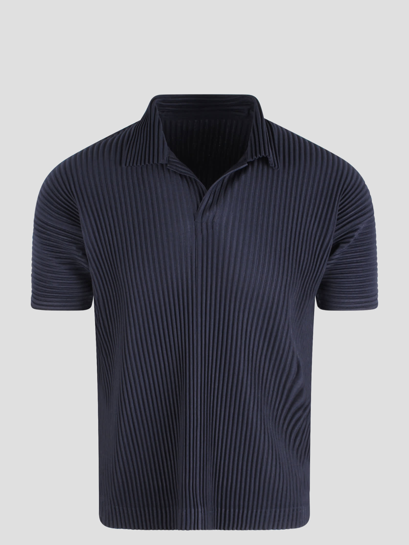 Homme Plissé Issey Miyake Pleated Polo Shirt