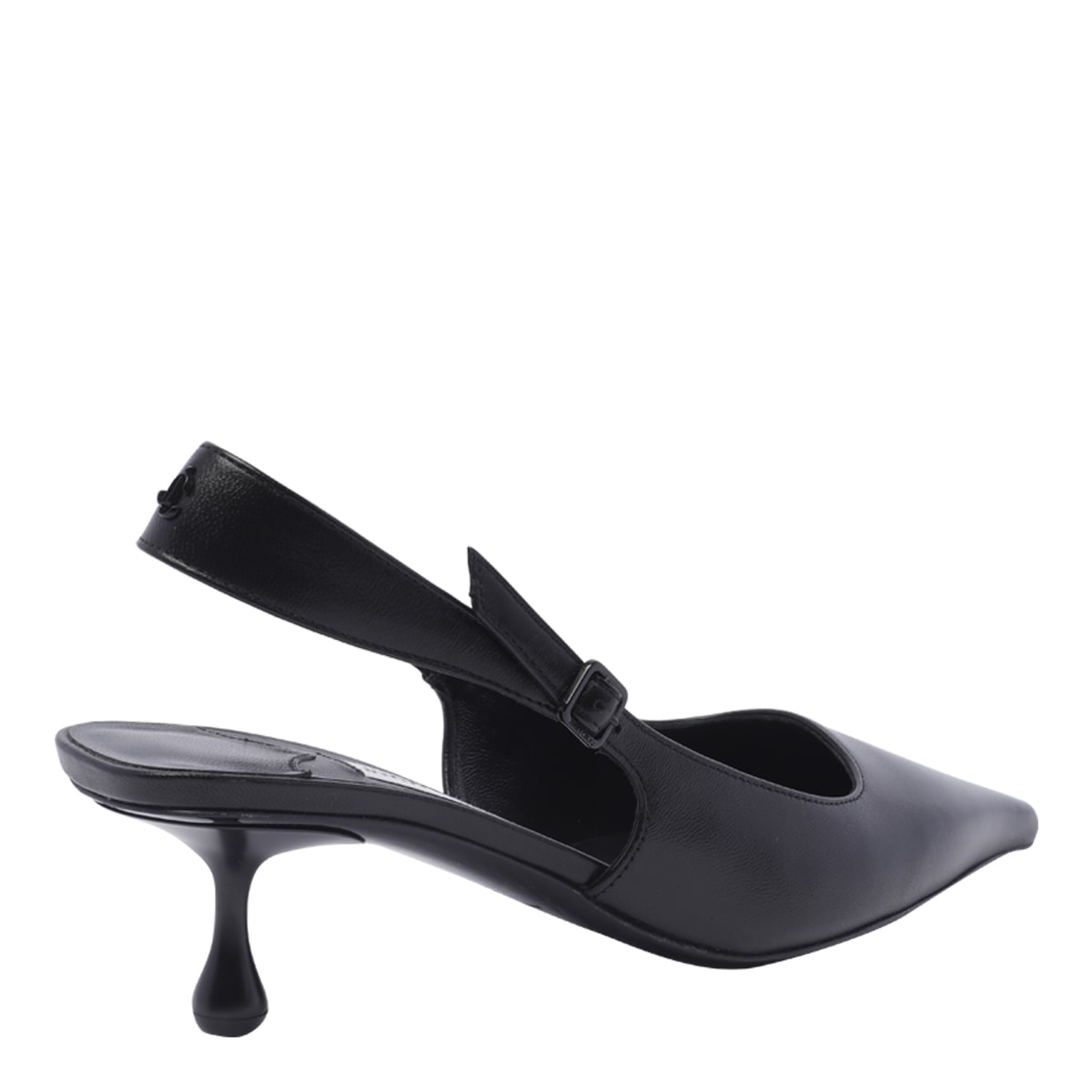 Shop Jimmy Choo Amel 50 Slingback In Black