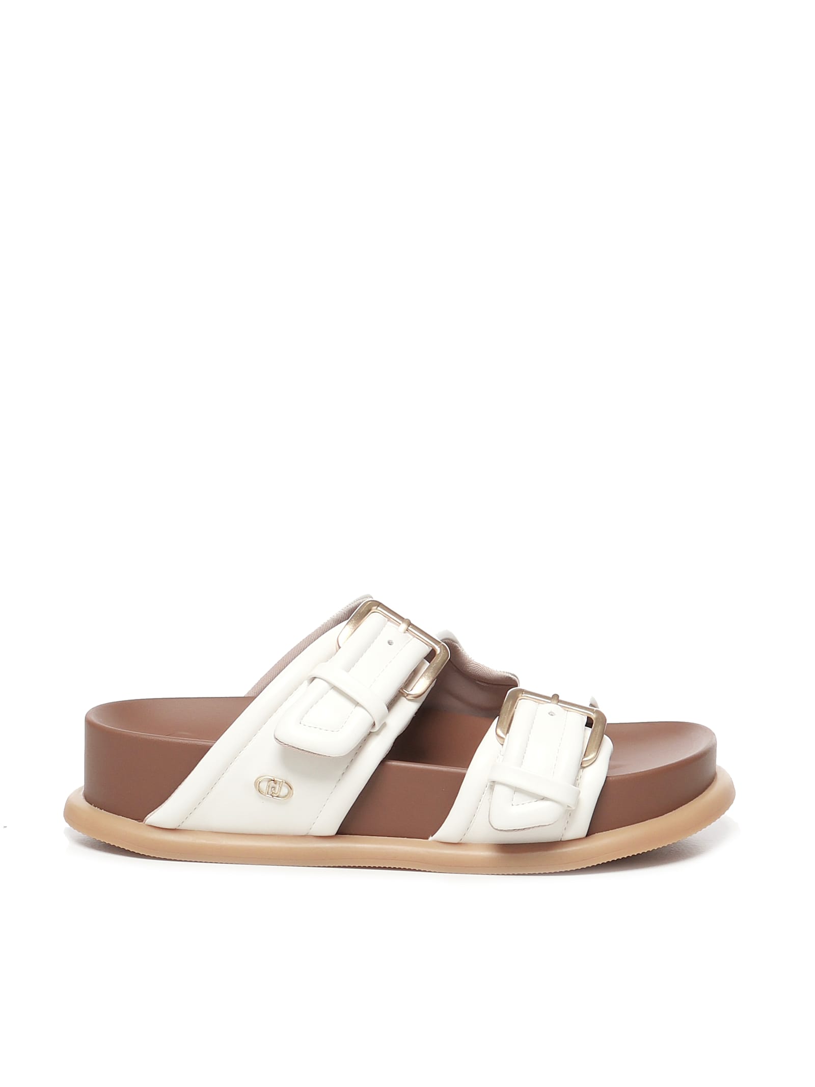 LIU •JO SANDALS WITH BOLD STRAPS