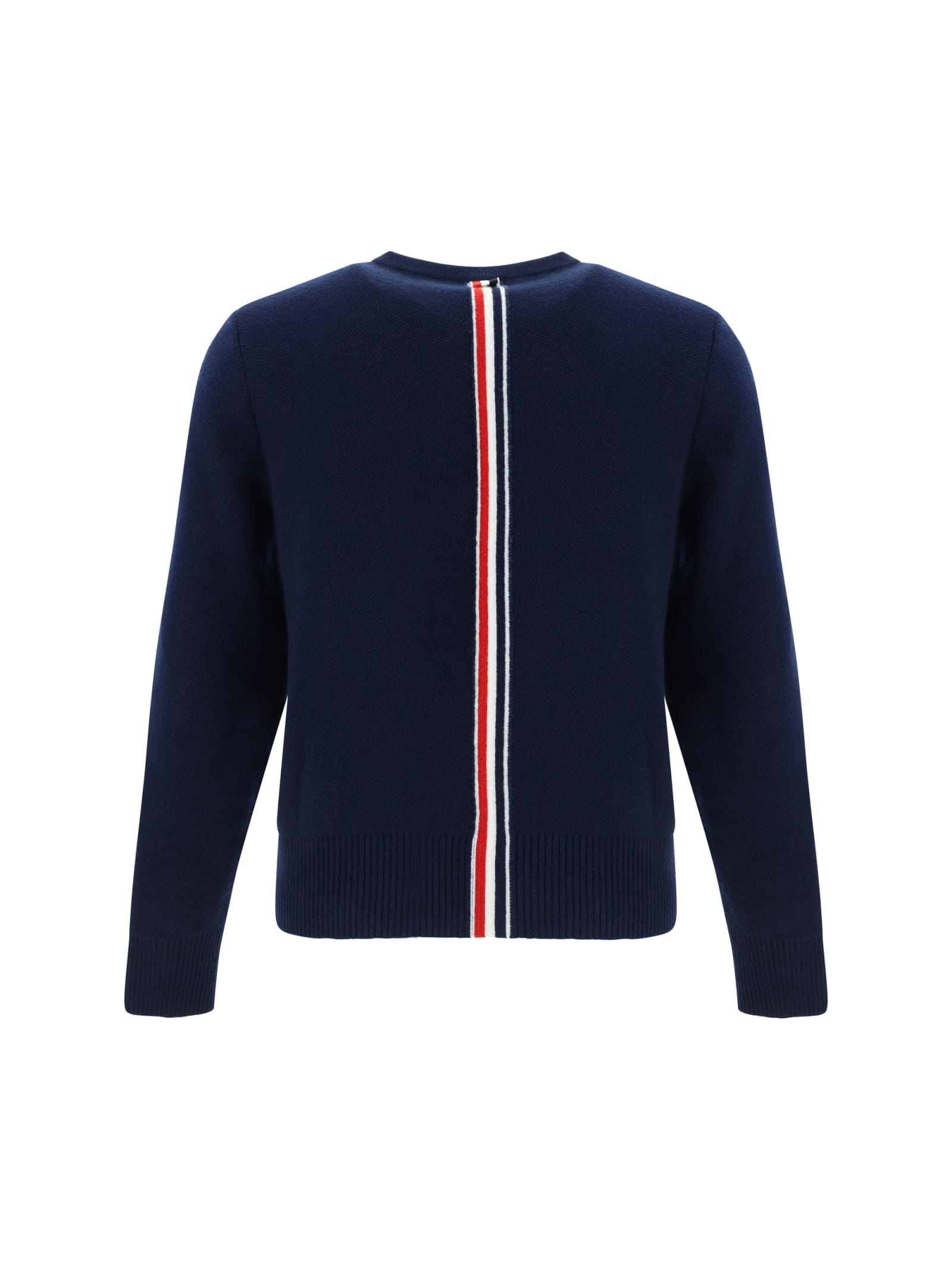 Shop Thom Browne Sweater In Navy