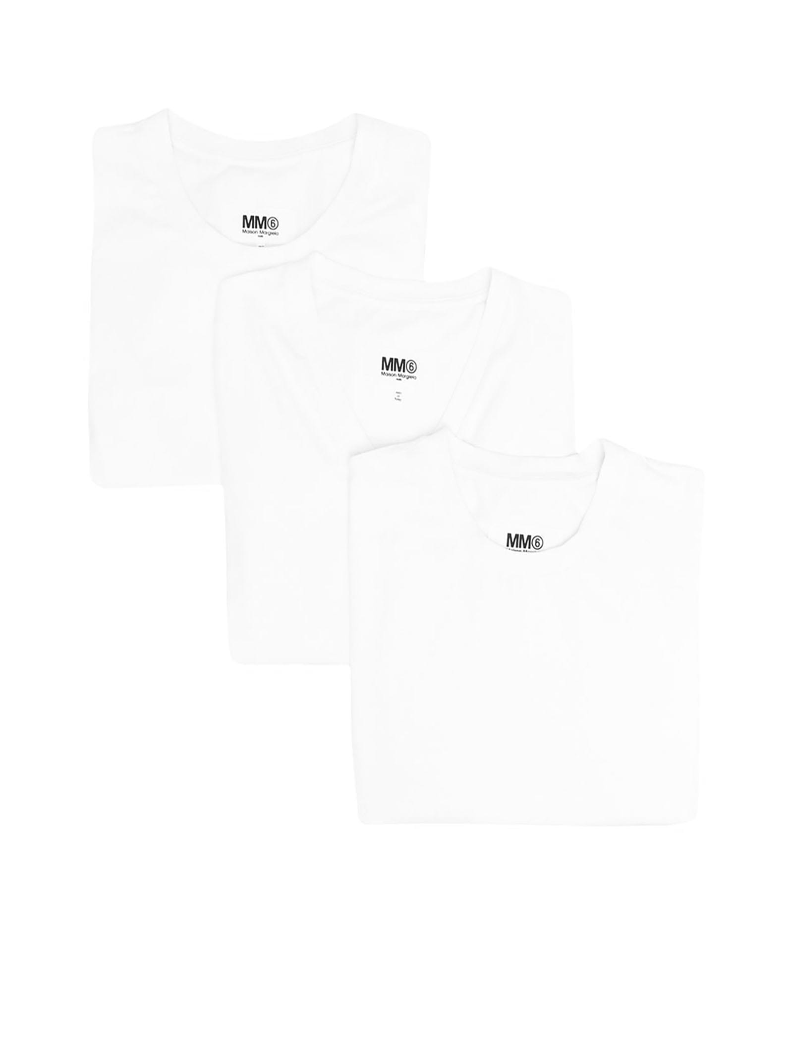 MM6 Maison Margiela 3 Pack - Cotton T-shirt